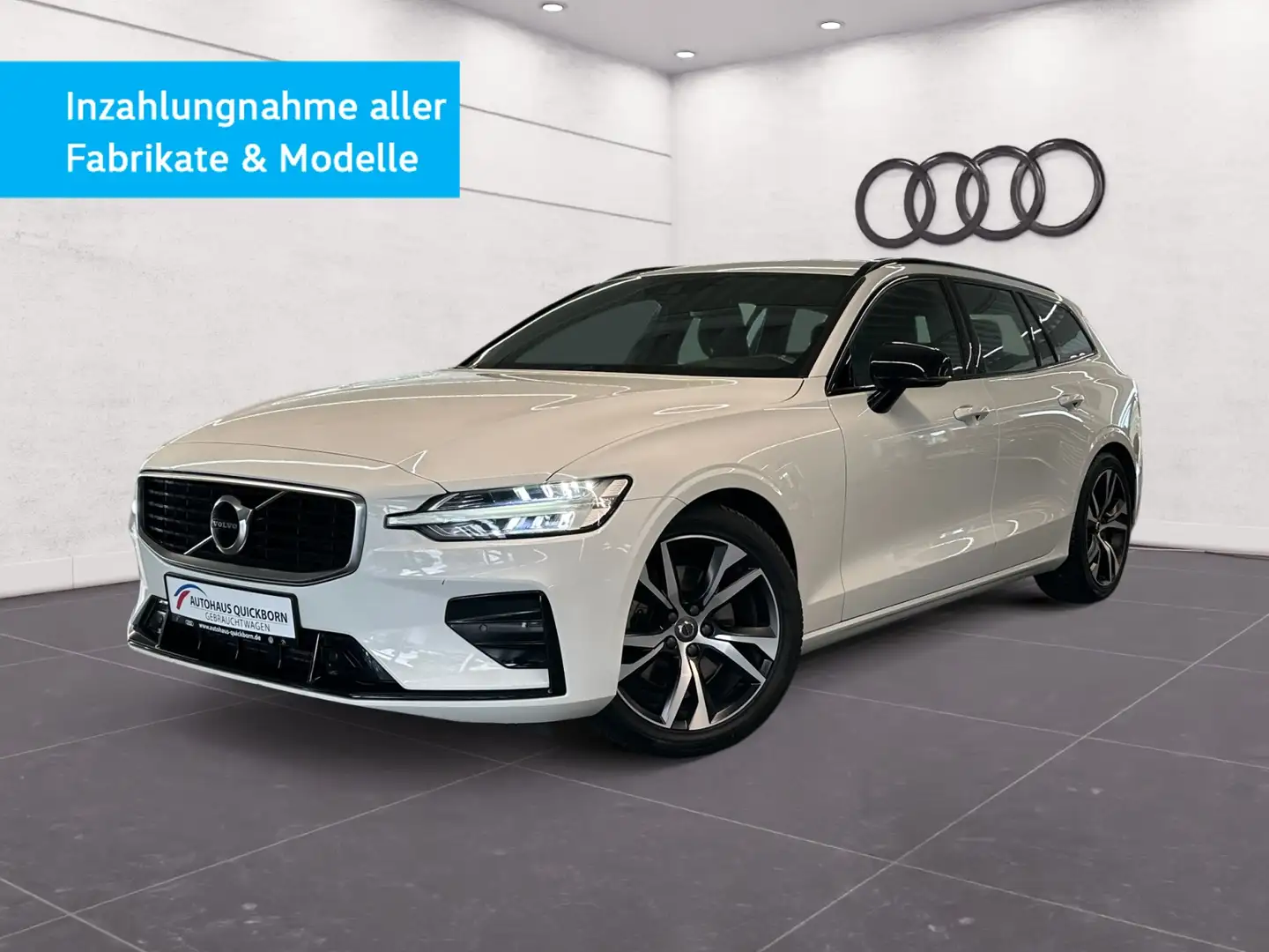 Volvo V60 T4 Kombi R Design LEDER KAMERA LED SPUR LHZ NAVI Blanc - 2