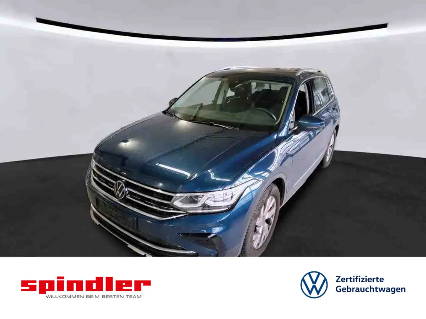 Volkswagen Tiguan Elegance 2.0TDI DSG/ IQDrive, Matrix, AHK Blau - 1