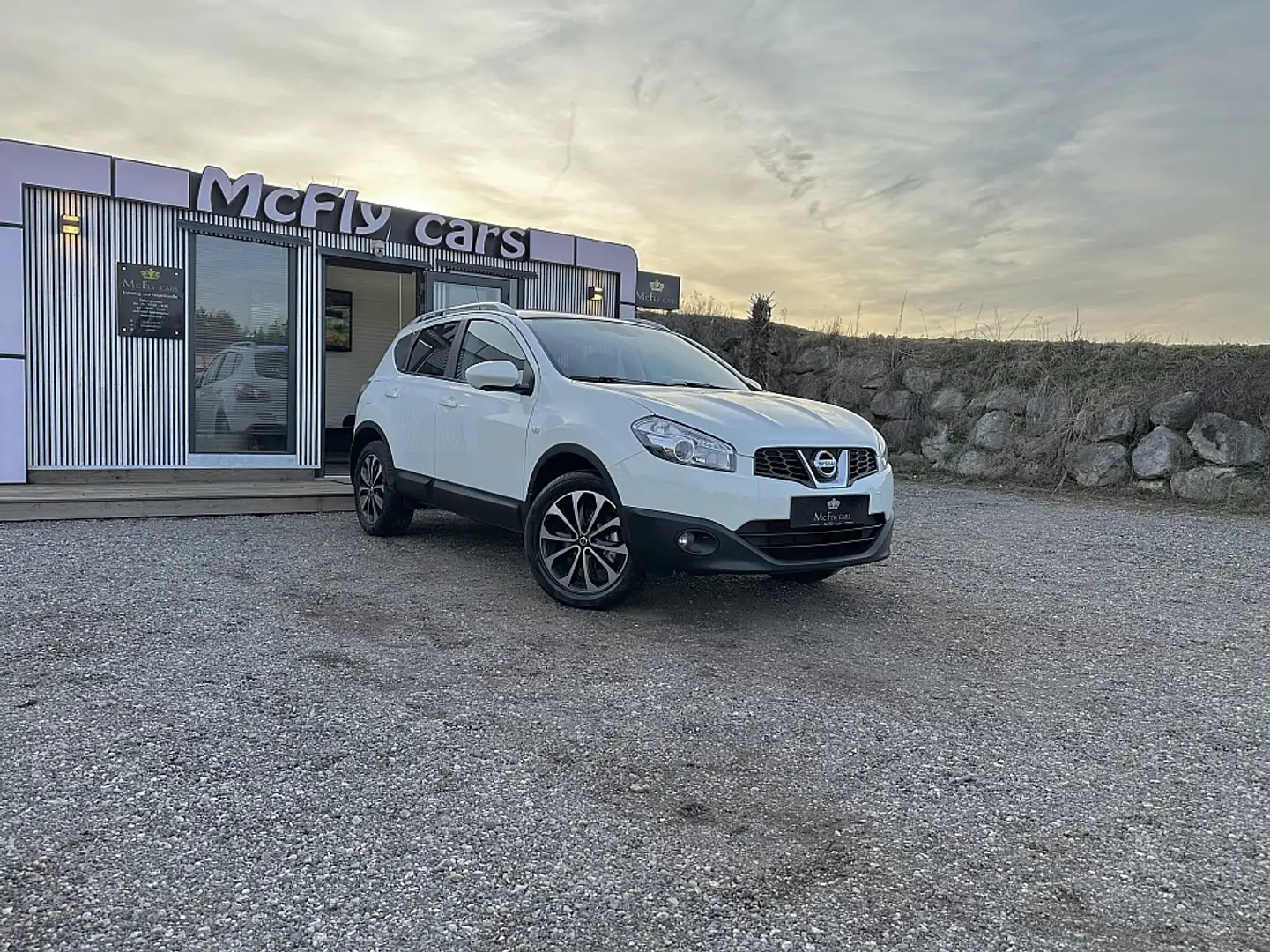Nissan Qashqai I-Way - 1.BESITZ - NAVIGATIONSSYSTEM - PANORAMA... Weiß - 1