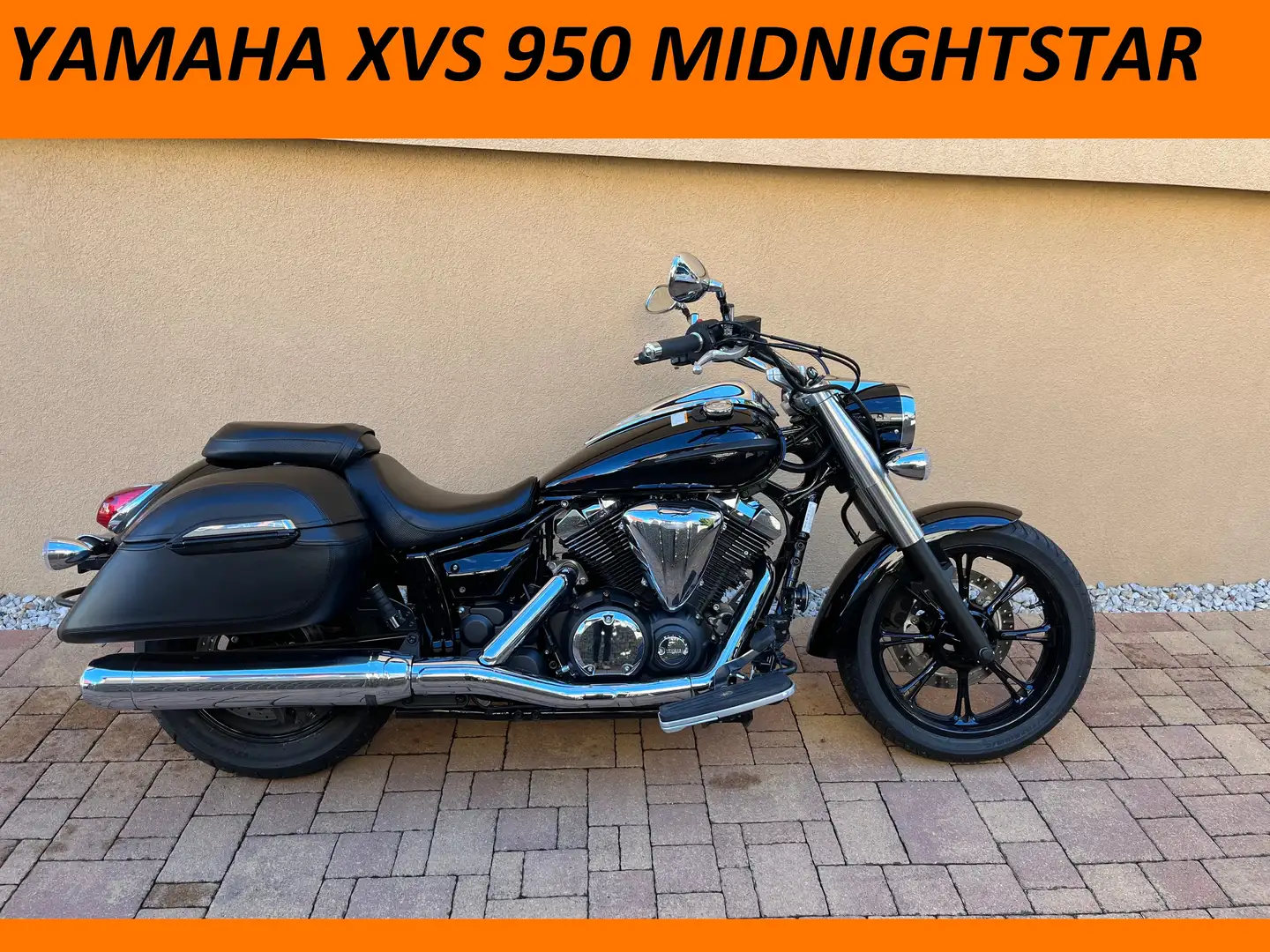 Yamaha XVS 950 MIDNIGHT STAR + EXTRAS sehr gepflegt + KOFFER Negru - 1