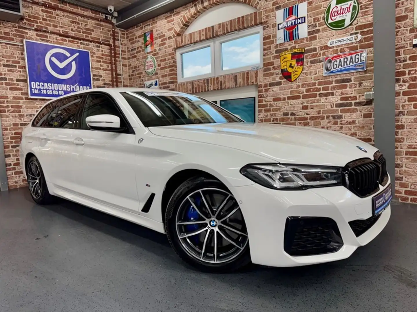 BMW 540 540dA Touring 3.0 340cv Auto xDrive M-SPORT Blanc - 1