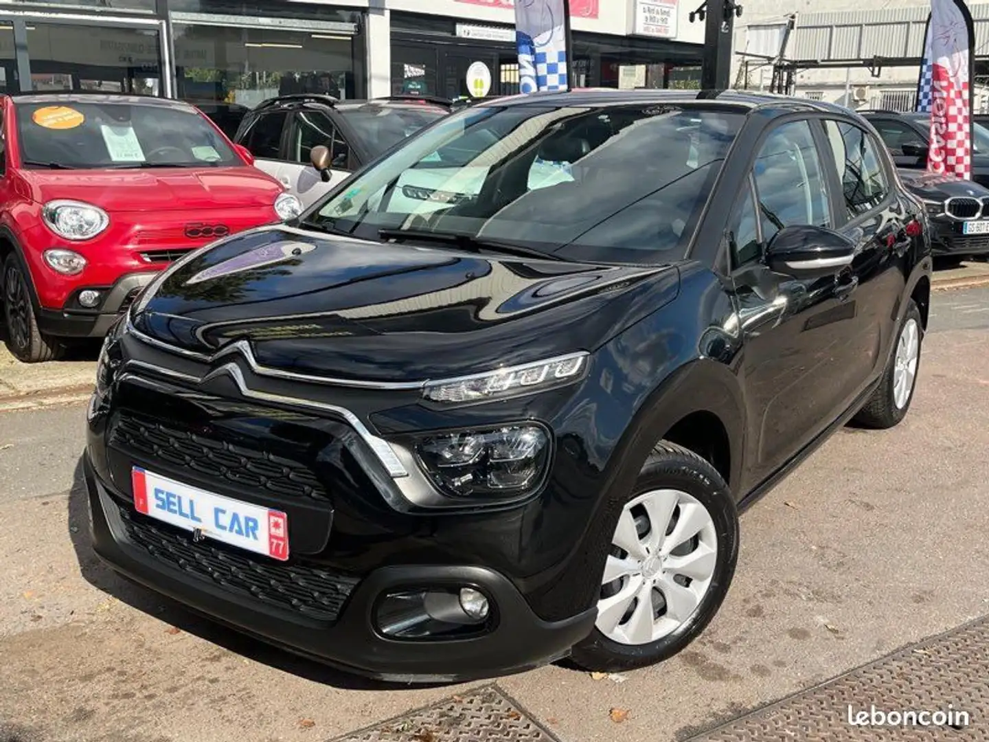 Citroen C3 Citroën (2) 1.5 bluehdi 100ch FEEL BUSINESS 06-2022 Noir - 1
