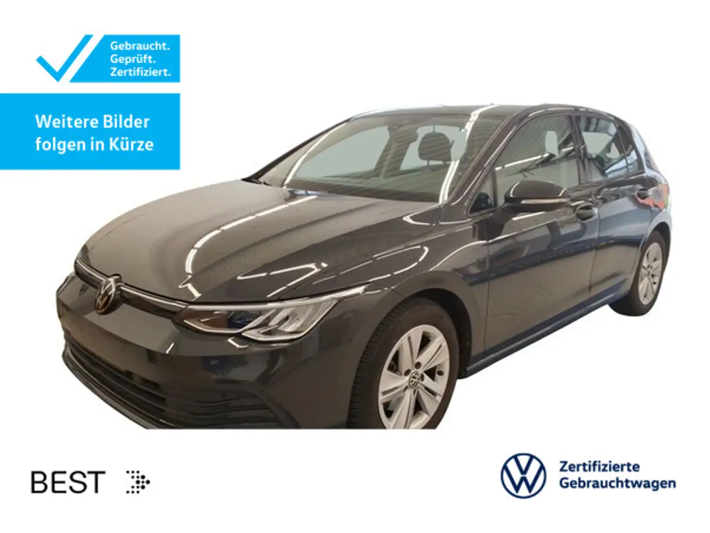 Volkswagen Golf VIII 1.5 TSI LIFE*LED*NAVI*KLIMA*PDC*SHZ*AL Gris - 1