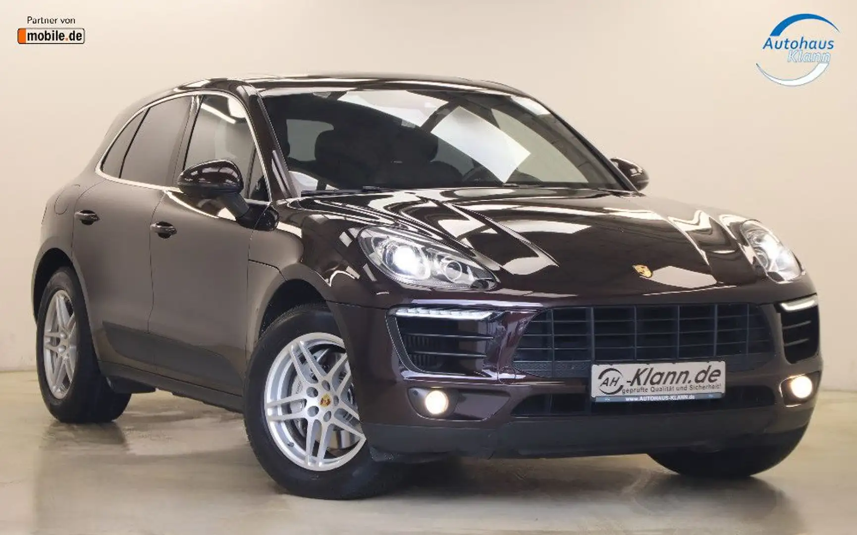 Porsche Macan S 3.0 340PS Allrad PDC Luftfahrwerk Pano Braun - 1