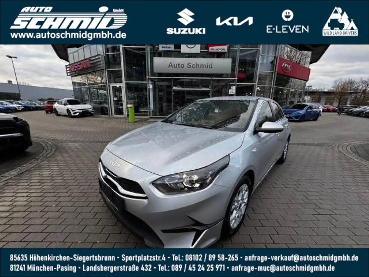 Kia Ceed / cee'd CEE'D_5 1.5T AUTOMATIK VISION NAVI-PAKET Zilver - 1