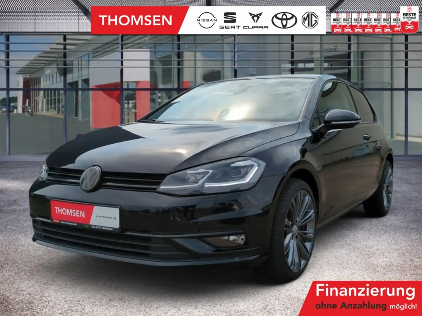 Volkswagen Golf VII 1.5 TSI BMT Highline LED Winterp. PDC Schwarz - 1