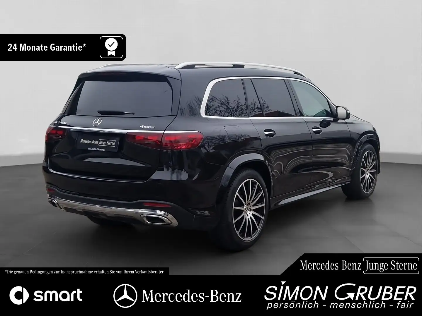 Mercedes-Benz GLS 450 4M AMG Pano HUD Massage Sitzklima AHK Schwarz - 2