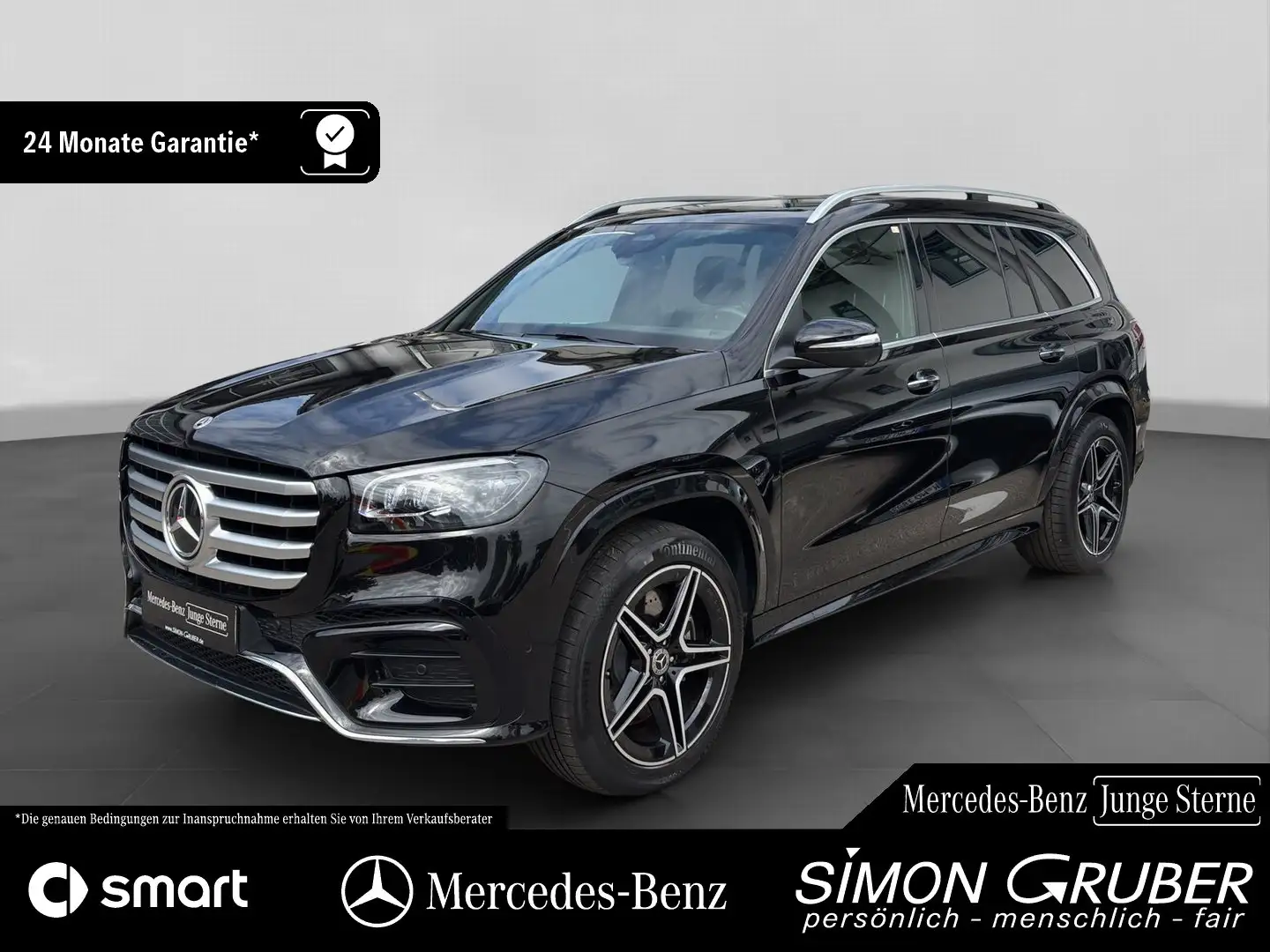 Mercedes-Benz GLS 450 4M AMG Pano HUD Massage Sitzklima AHK Schwarz - 1