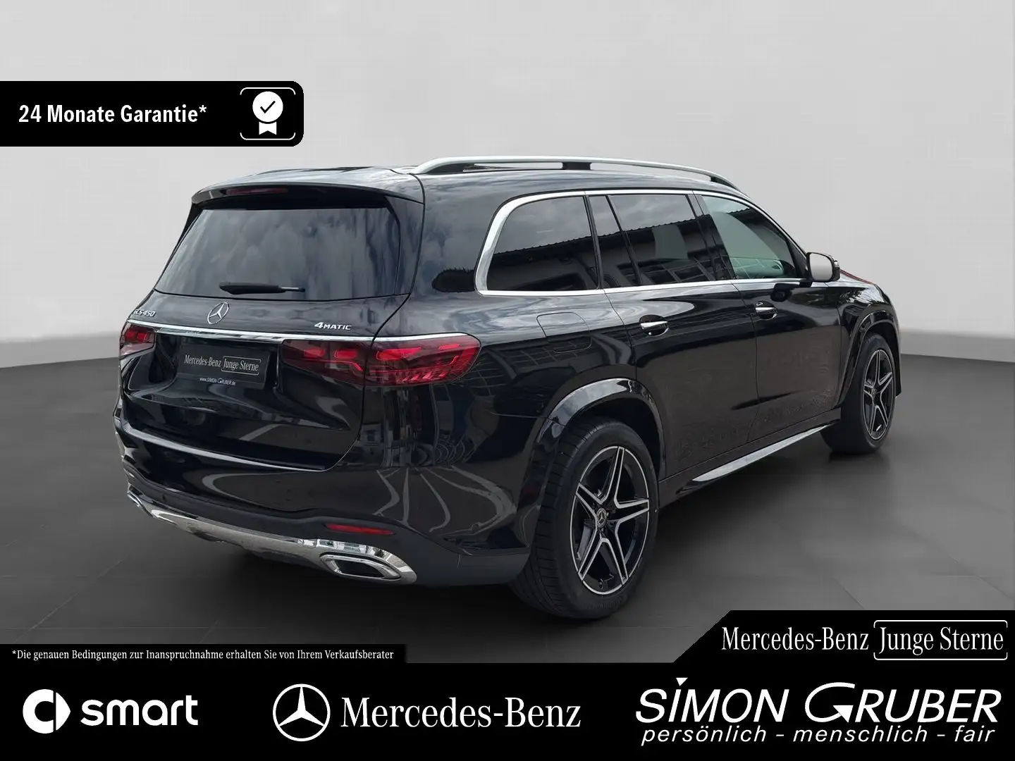Mercedes-Benz GLS 450 4M AMG Pano HUD Massage Sitzklima AHK Schwarz - 2