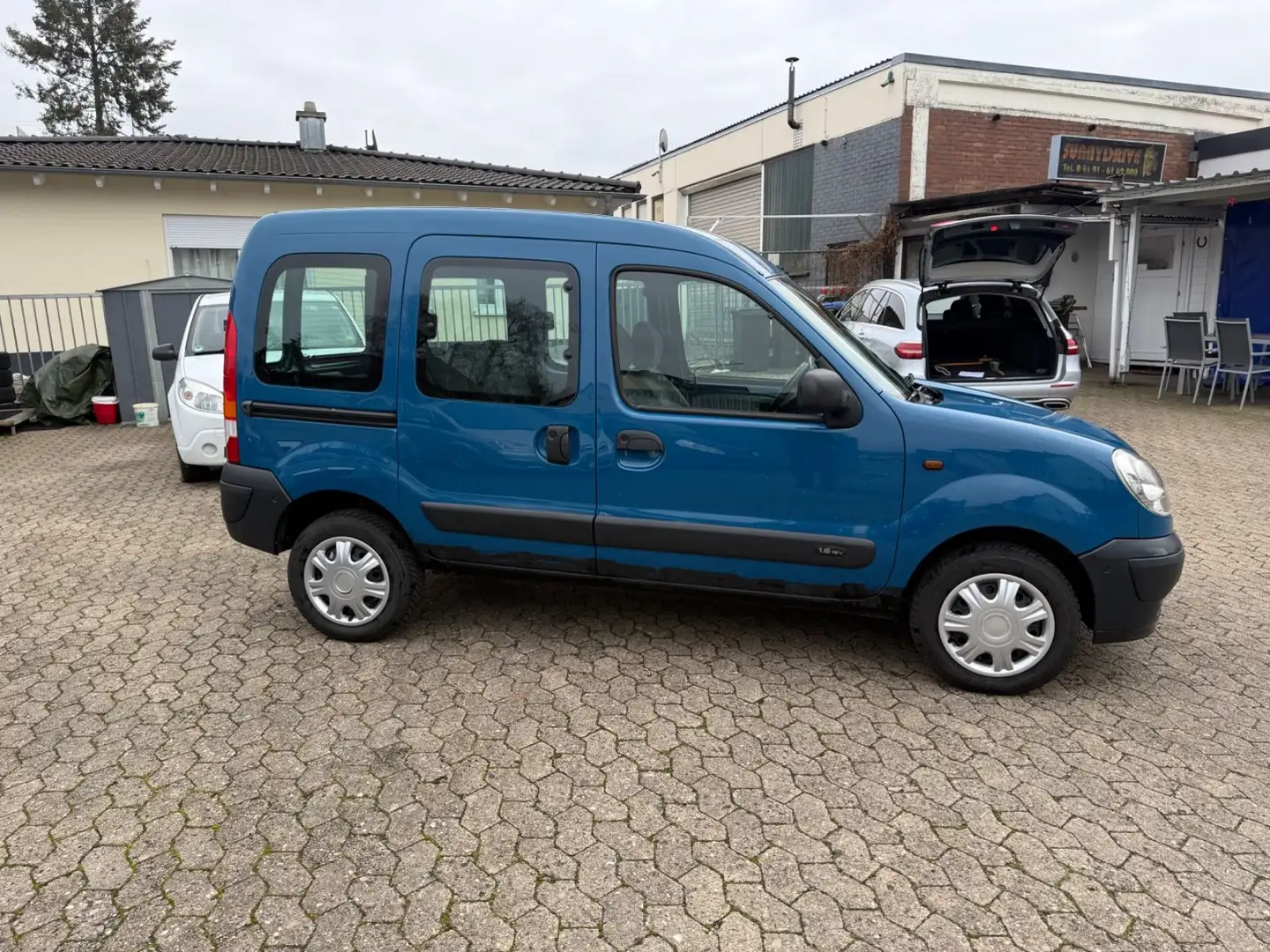 Renault Kangoo Expression TÜV11-27,ZV,ÖL U.BREMSEN V.NEU Azul - 1
