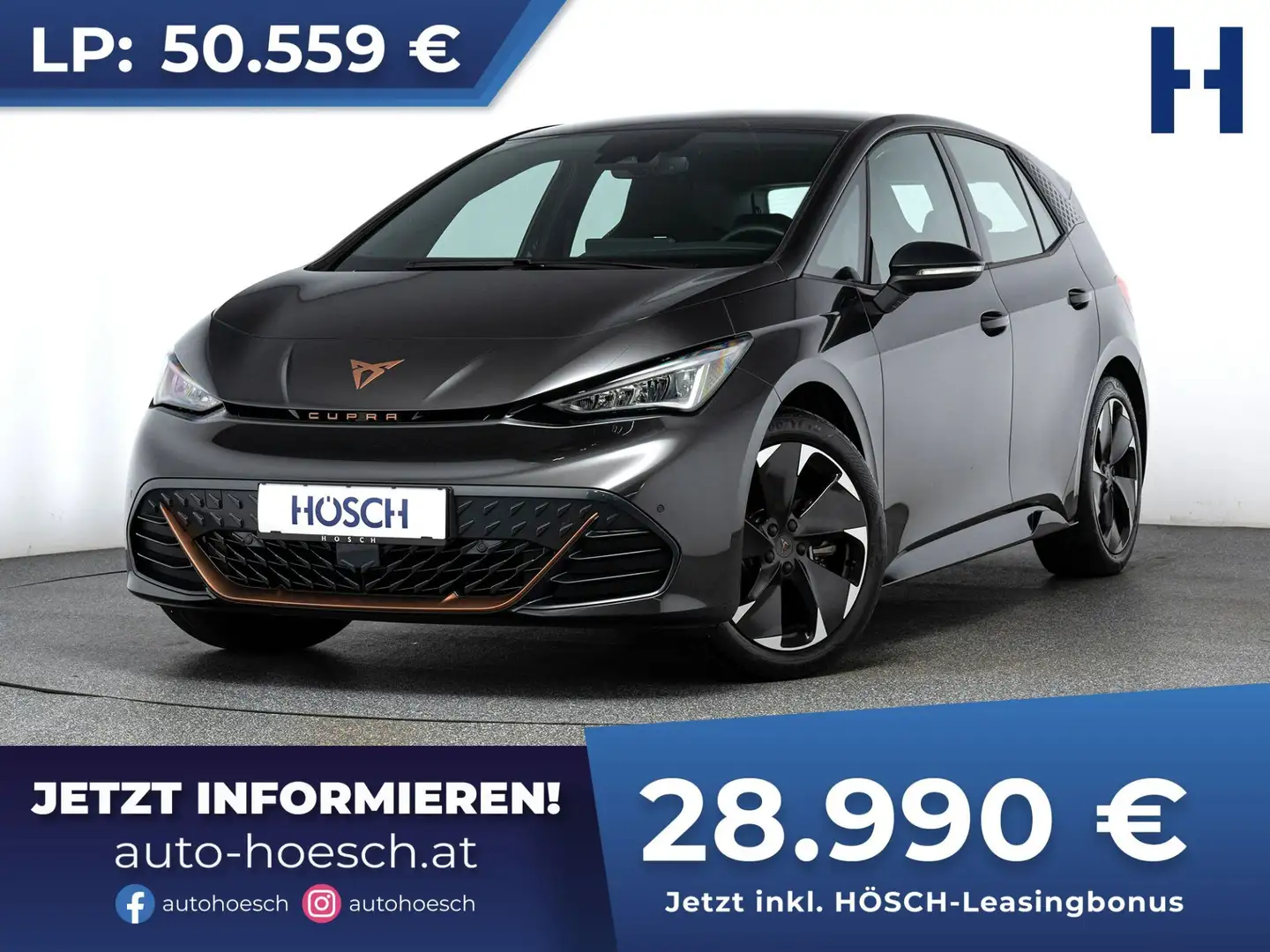 CUPRA Born 82kWh eBoost 19er PILOT + TECH ERSTBESITZ++ Grau - 1