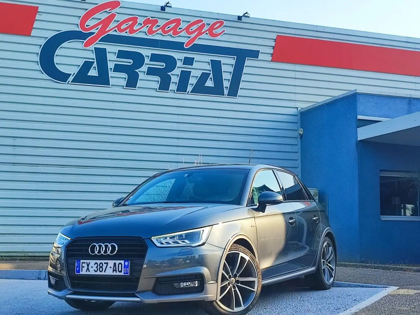 Audi A1 S line S-tronic Gris - 1