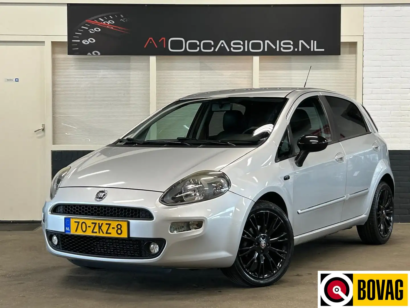 Fiat Punto Evo 0.9 TwinAir Easy LEER! Grijs - 1