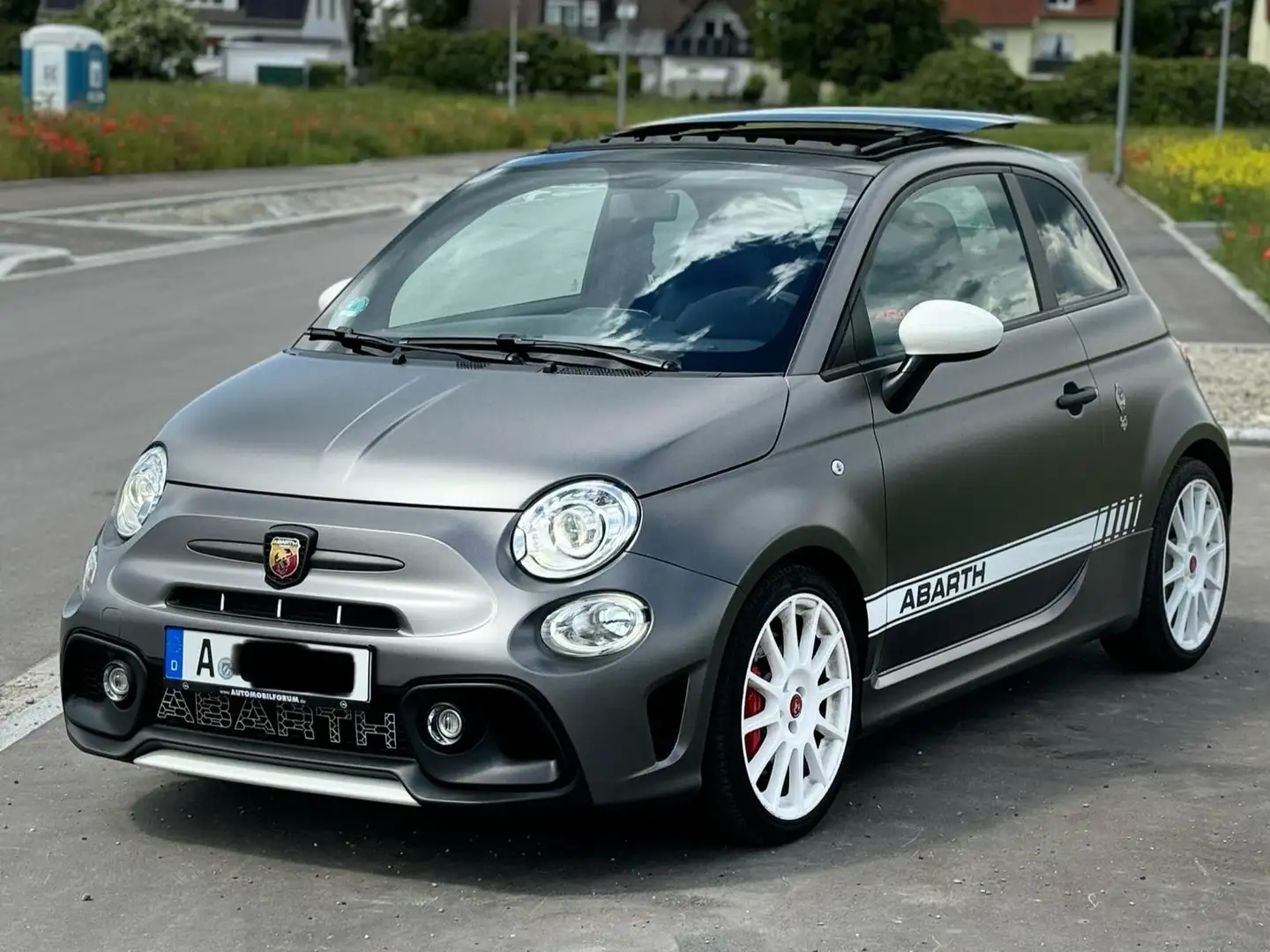 Abarth 595 Esseesse|180 PS|Grigio Opaco|CarPlay|Akrapovic Grau - 1