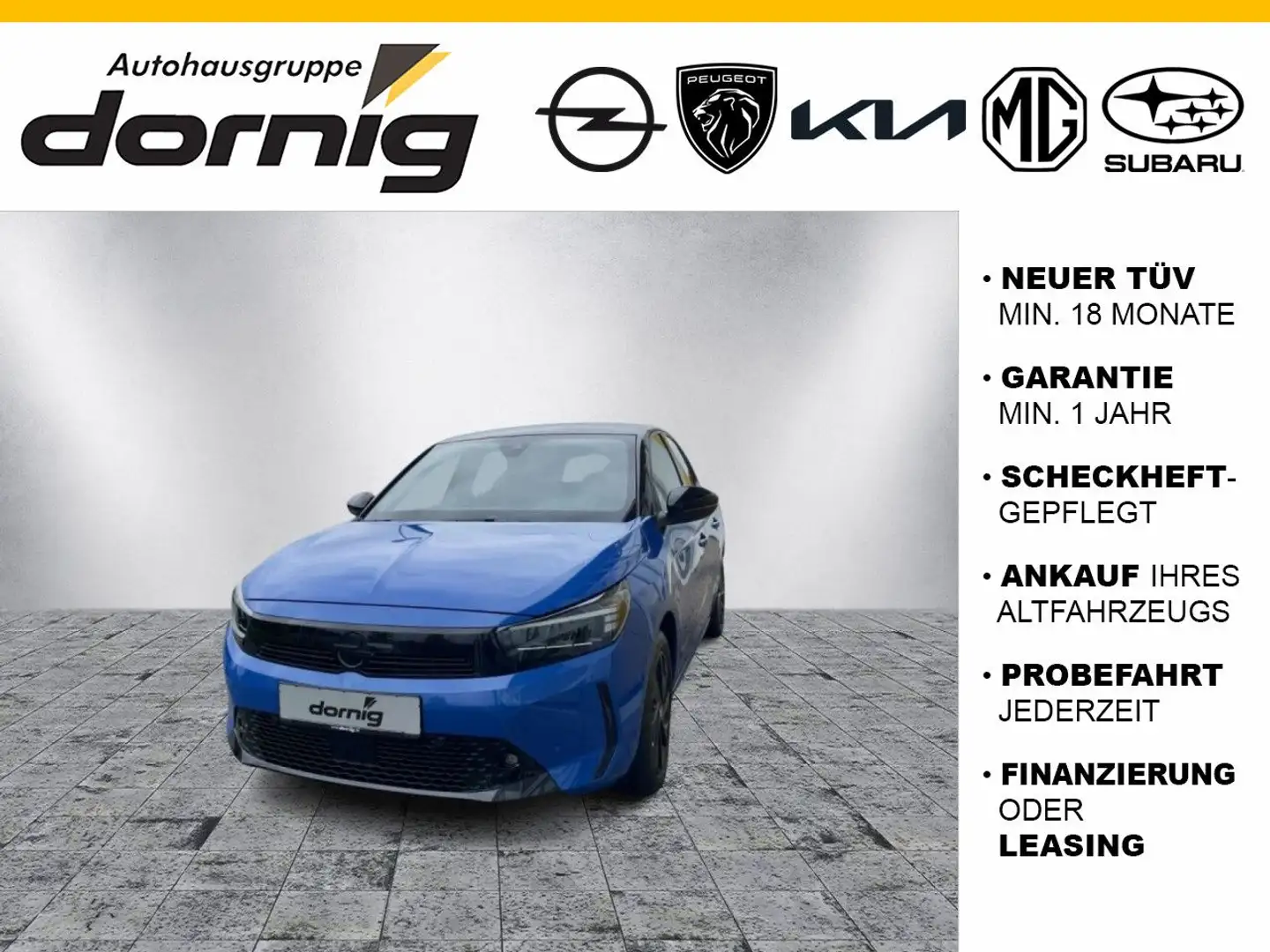 Opel Corsa F GS 1.2 Turbo 74kW/100PS Blau - 1