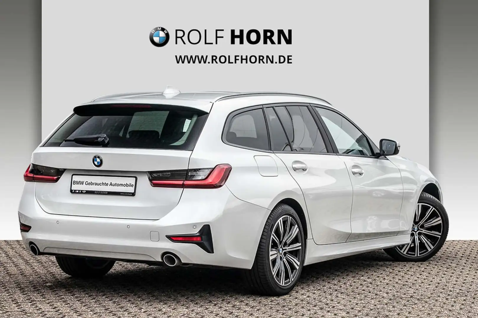 BMW 318 d Touring Advantage Navi HeadUp AHK PDC Laser Weiß - 2