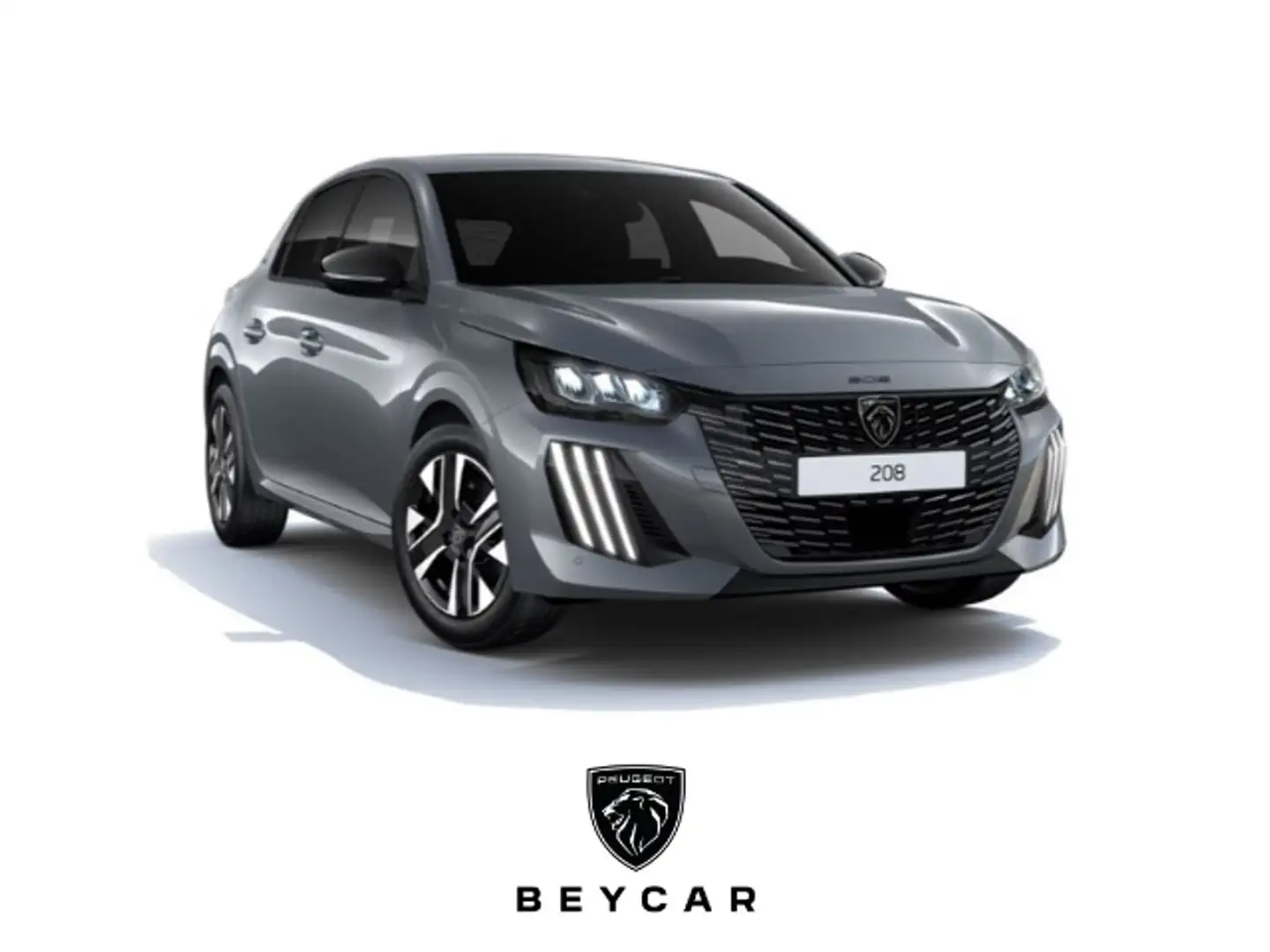 Peugeot 208 1.2 Puretech S&S Allure 100 Gris - 1