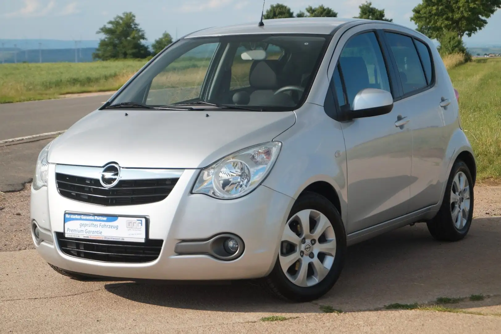 Opel Agila B Edition +Klima+PDC+1.Hand+ Srebrny - 1