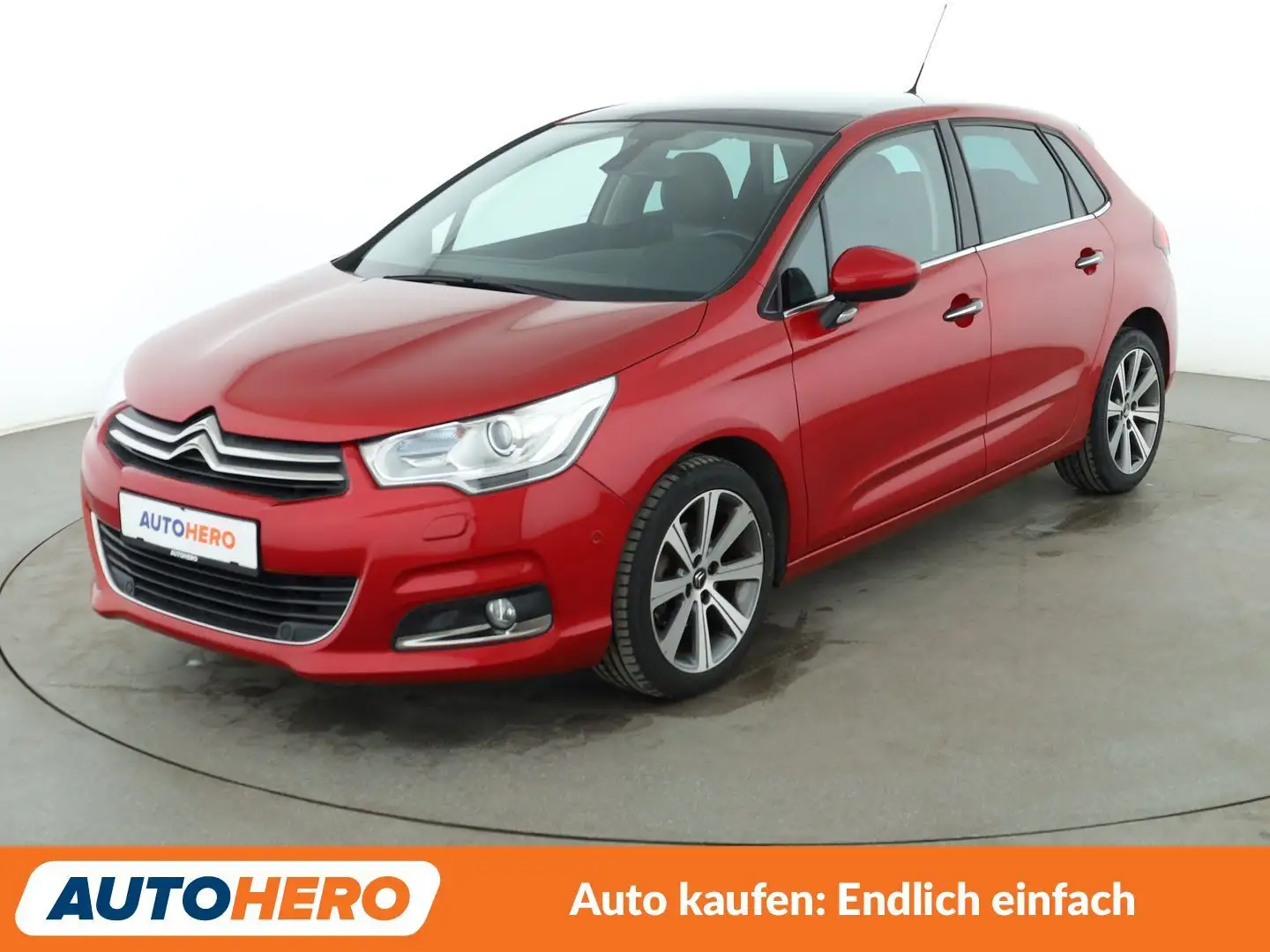 Citroen C4 1.6 Blue-HDi Shine Aut.*XENON*TEMPO*PDC*SHZ*BT* Rot - 1