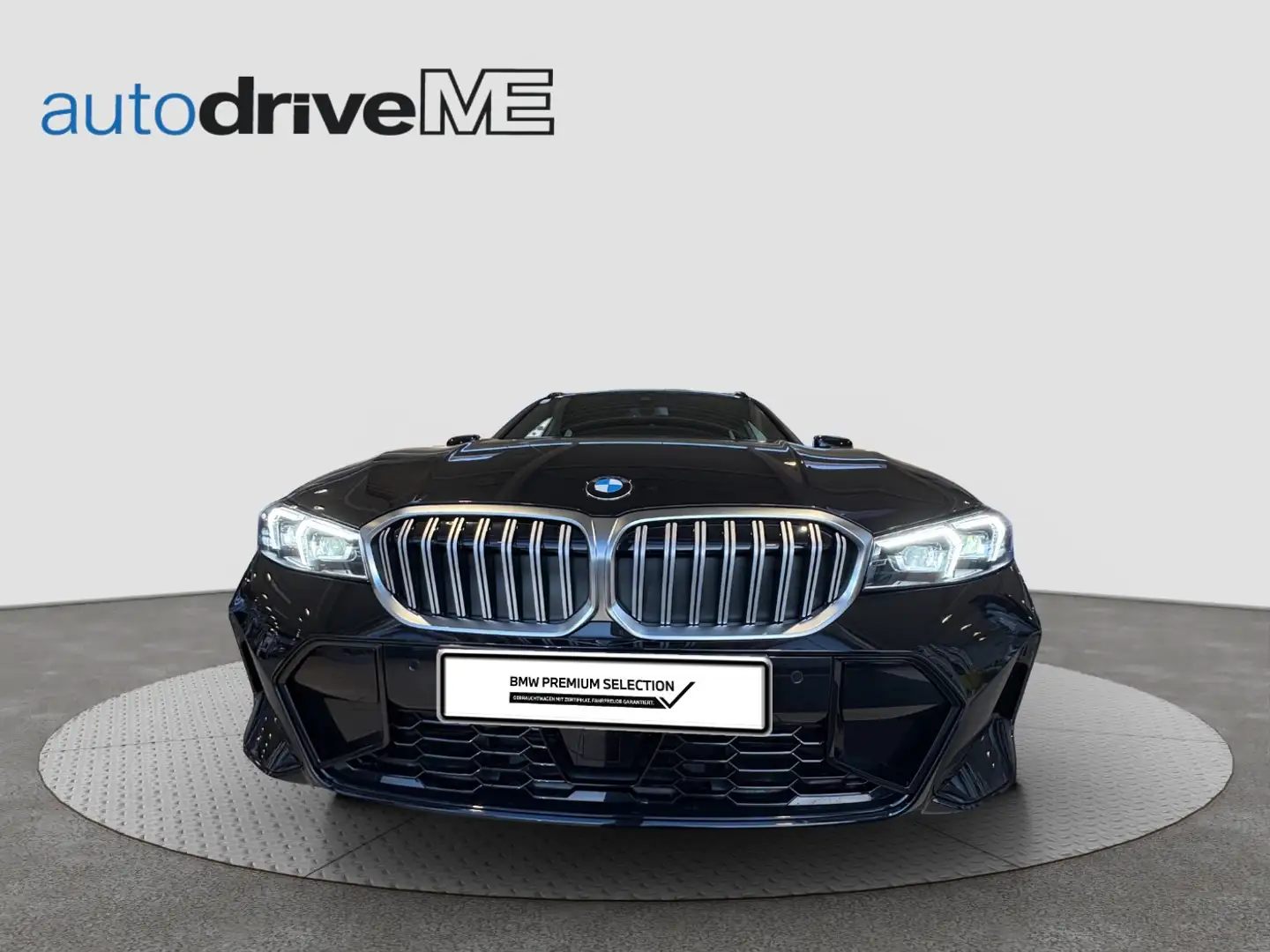 BMW 318 d Touring M-Sport Schwarz - 2
