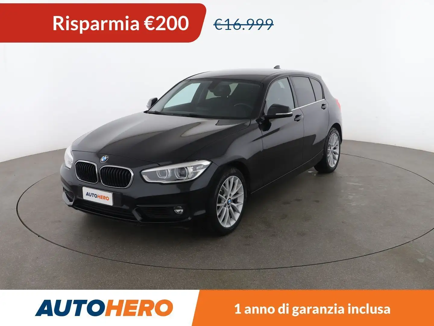BMW 118 118d Advantage Nero - 1