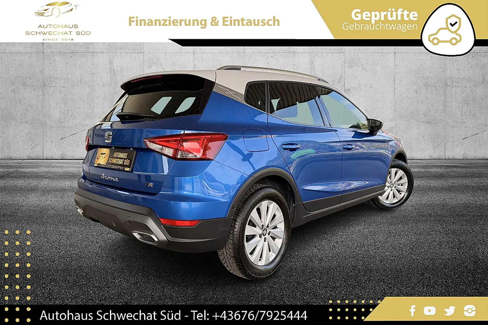 SEAT Arona 1.0 TSI FR // FACELIFT // LEASINGFÄHIG // NUR 1... Blau - 2