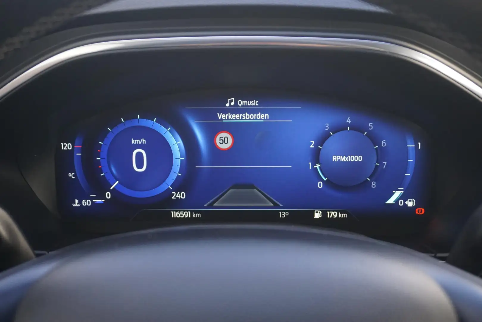 Ford Focus Wagon 1.0 EcoB.125PK Hybrid Titanium X Bus./Trekha Blauw - 2