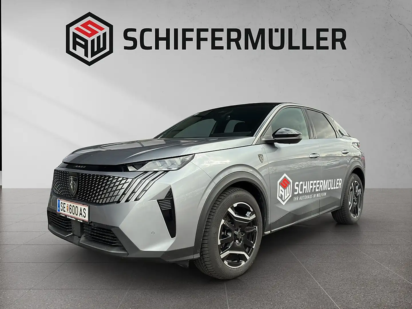 Peugeot 3008 PHEV 195 e-DCS7 GT Aut. *WINTERPAKET 7kW-CHARGER* Silber - 1