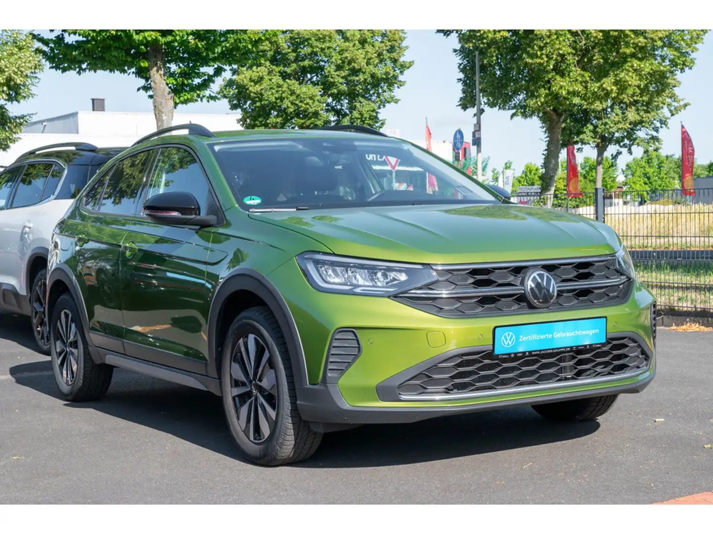Volkswagen Taigo 1.0 TSI Goal AHK, Dig.Cockpit, App-Conn Grün - 2