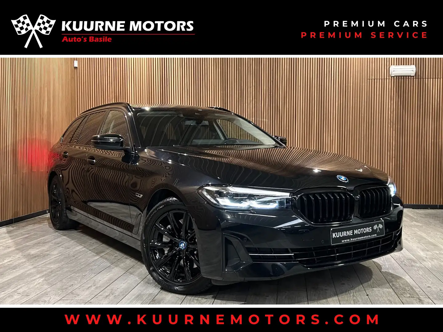 BMW 530 e Touring Alu18"/Leder/SportZet/Led *1j garantie* Noir - 1
