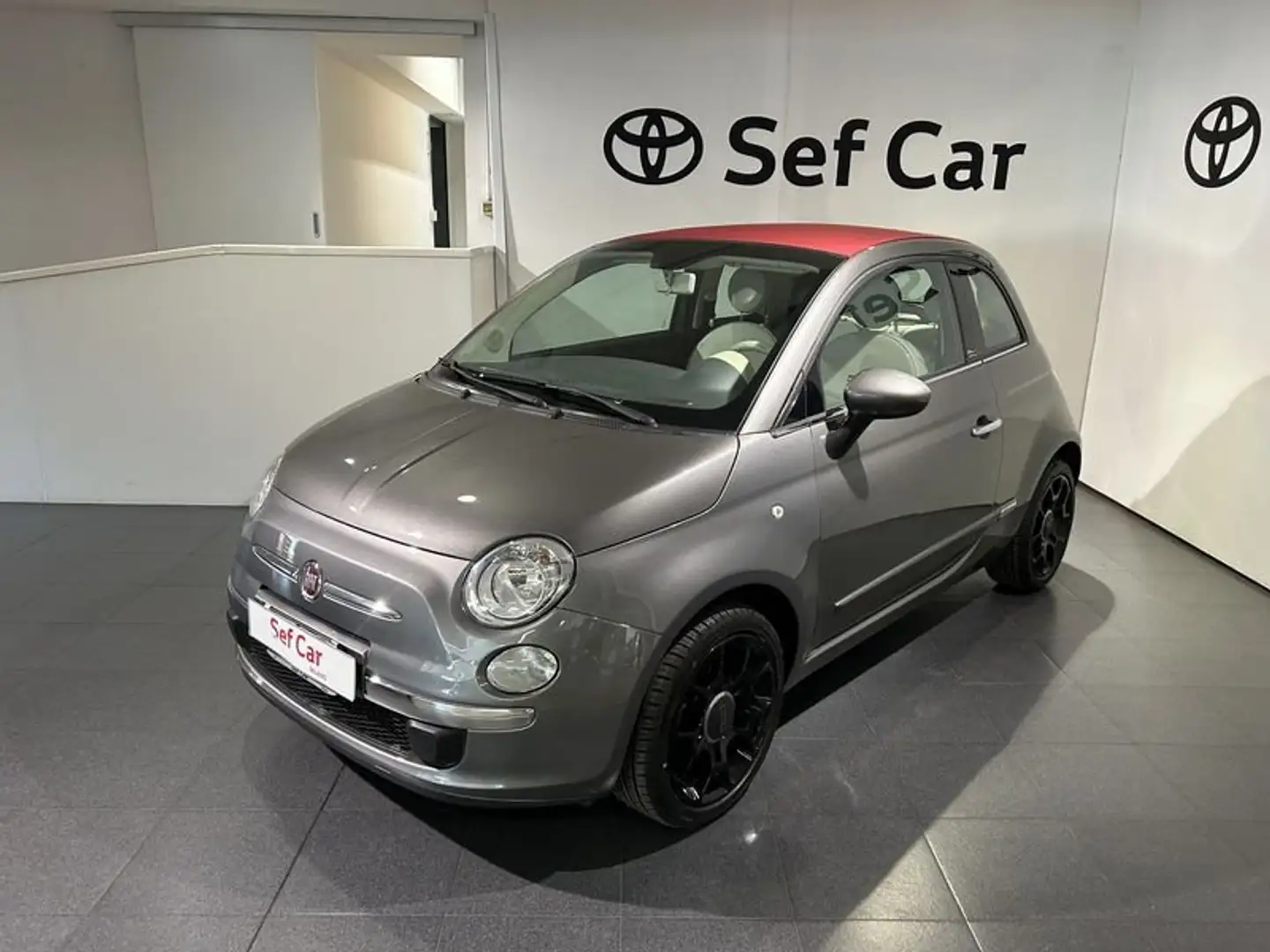 Fiat 500C 1.2 Lounge + SENSORI DI PARCHEGGIO Grigio - 1