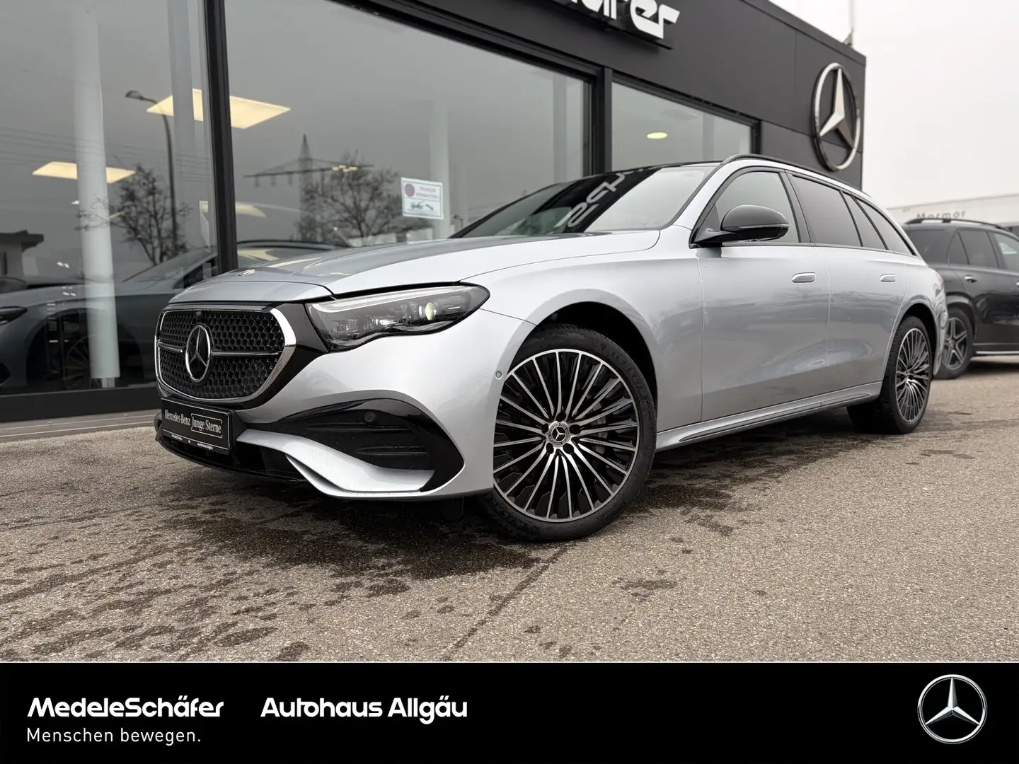 Mercedes-Benz E 450 E 450 d 4M T AMG Burm4D SKlima HuD Superscreen Air Argent - 1