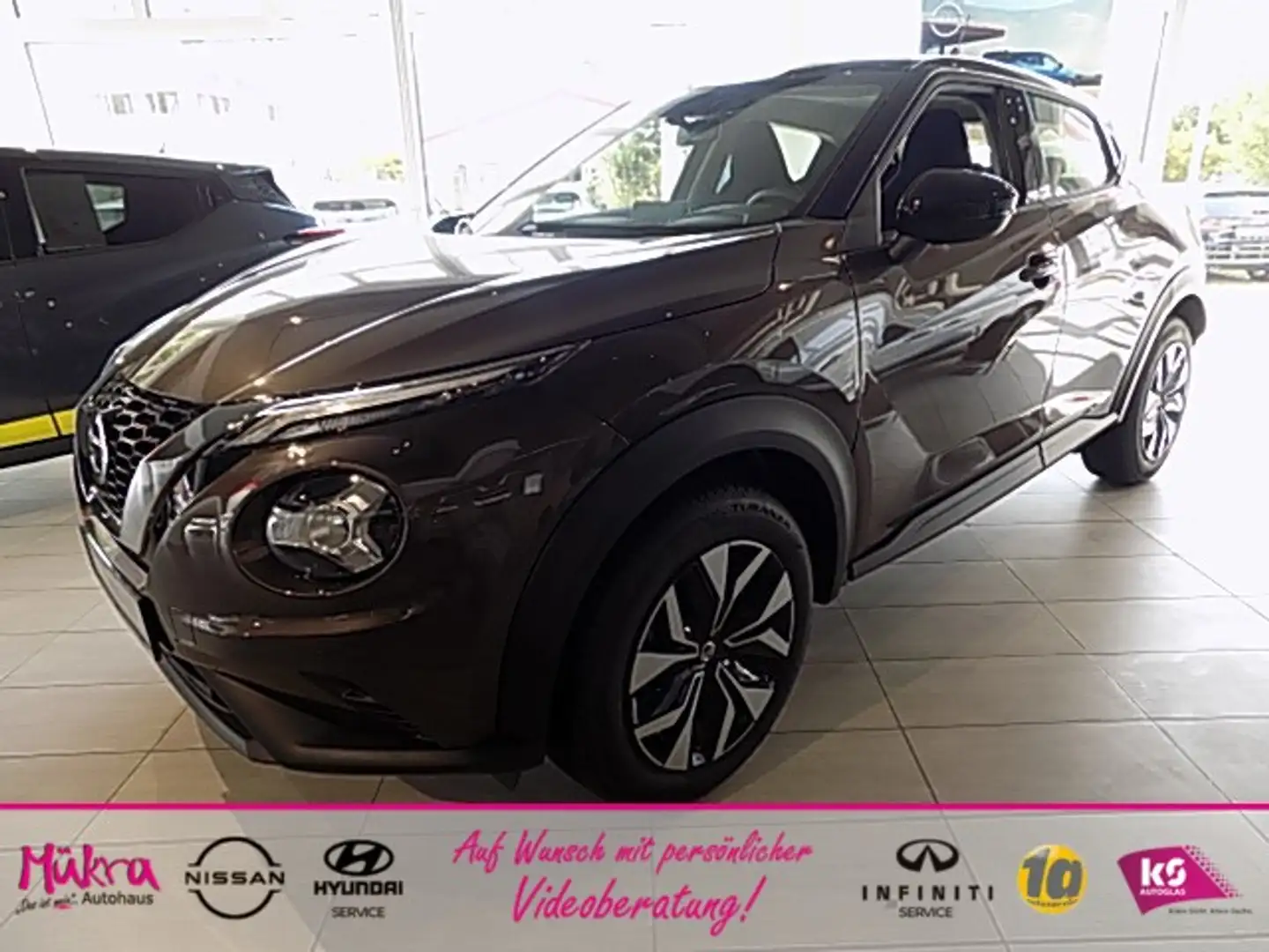 Nissan Juke Acenta 1.0 DIG-T 114 PS BT NissanConnect Navigatio Brun - 1