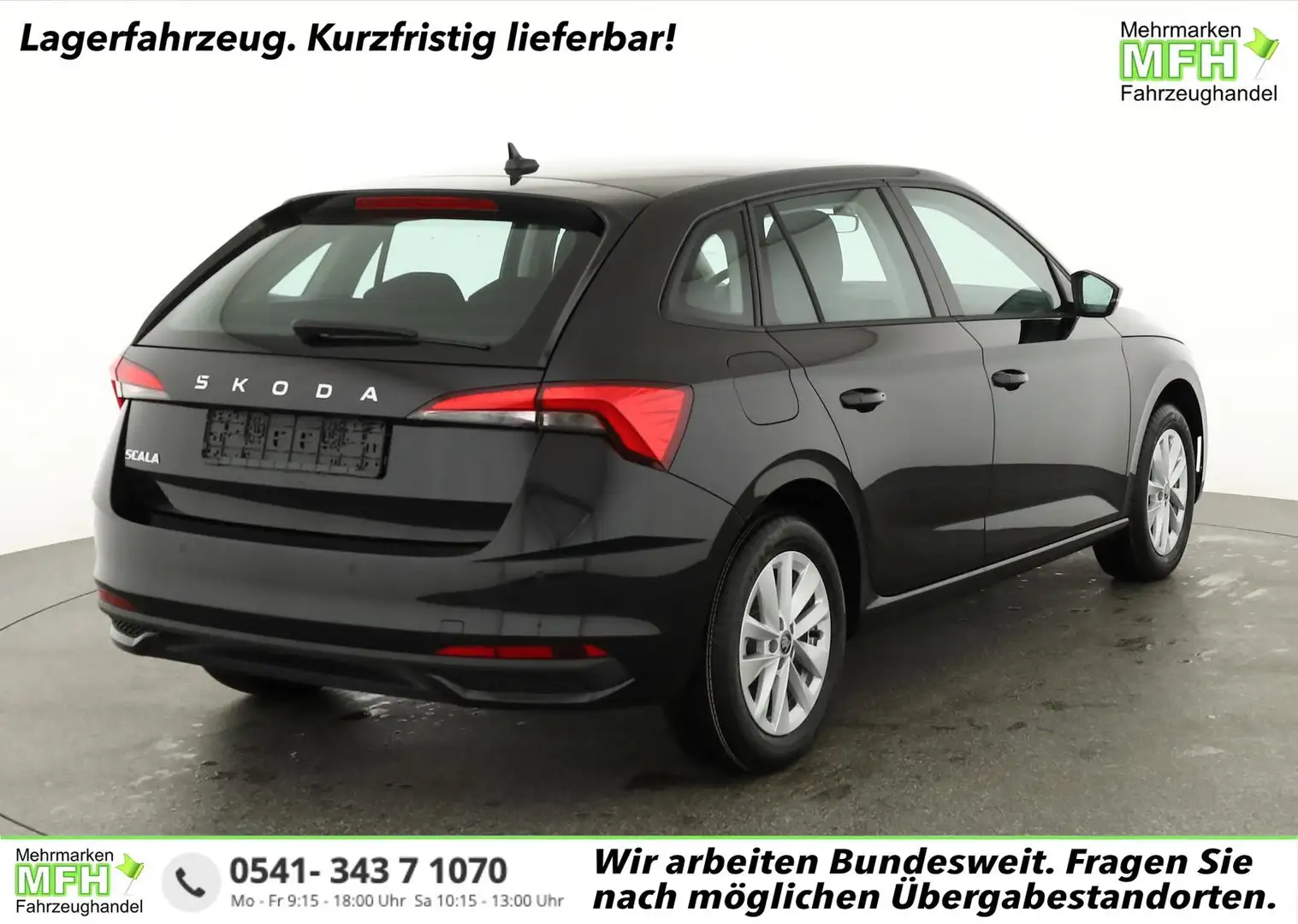 Skoda Scala Essence 1.0 TSI 130 Jahre, Sitzheizung, AppConn... Schwarz - 1
