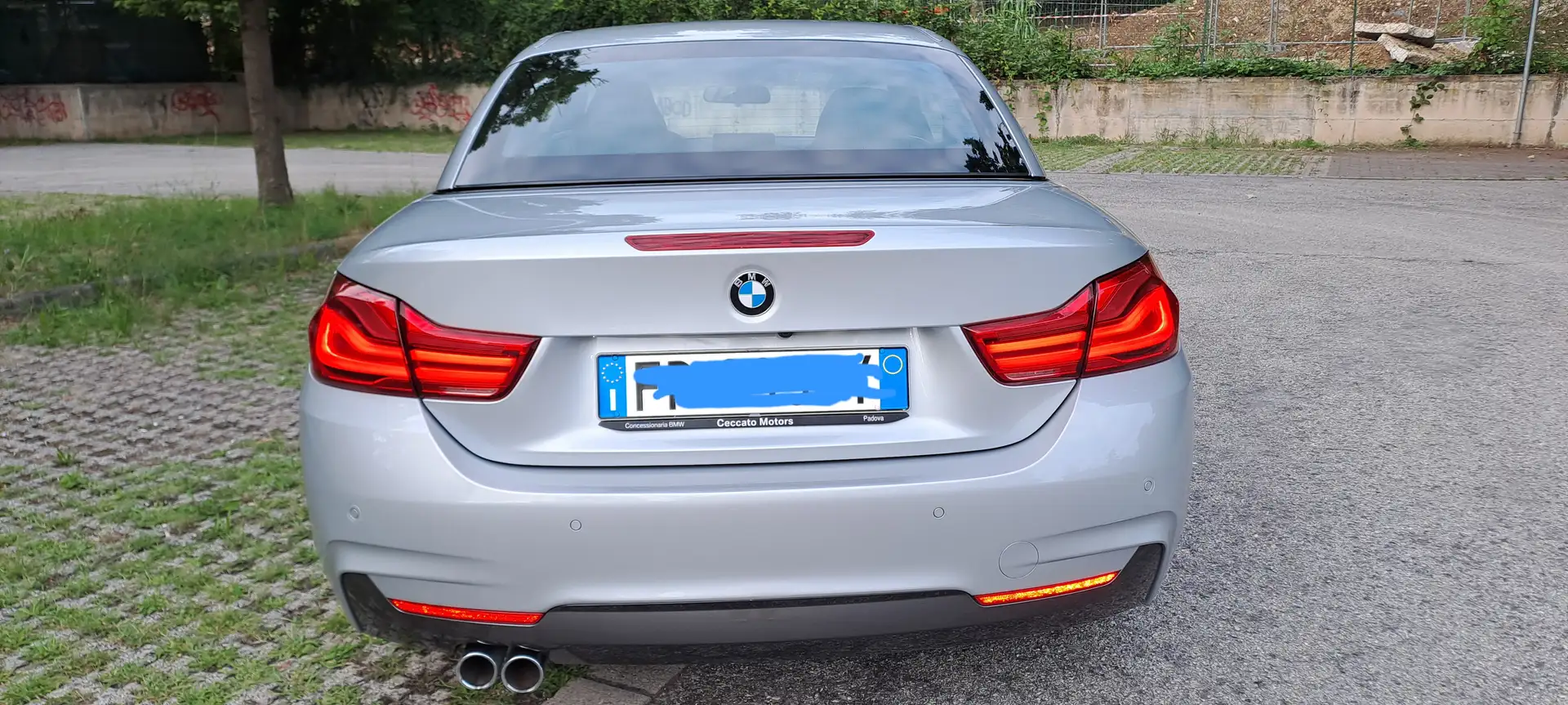 BMW 425 Cabrio 425d Msport auto 224 cv  GARANZIA UFF BMW Silber - 2