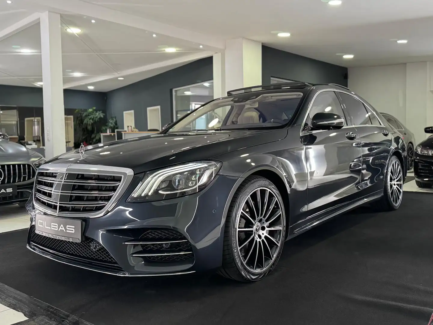 Mercedes-Benz S 400 S 400 d 4M AMG*LEDER BEIGE*HUD*PANO*FOND ENT.* Černá - 2