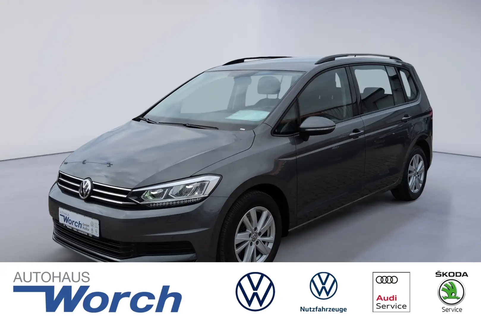 Volkswagen Touran 1.5 TSI Comfortline 7SITZE+AHK+LED Grau - 1