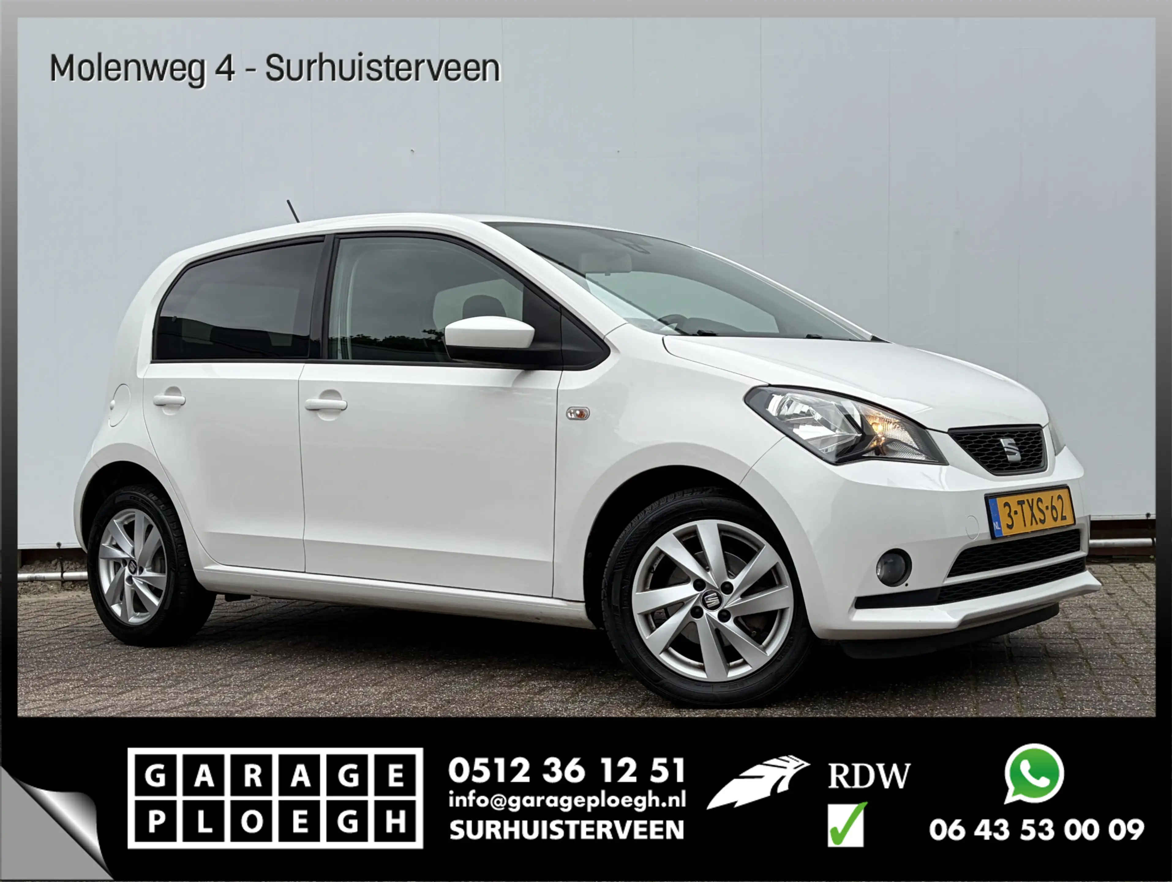 SEAT Mii 1.0 Sport Dynamic Airco Stoelverwarming Navi Bluet