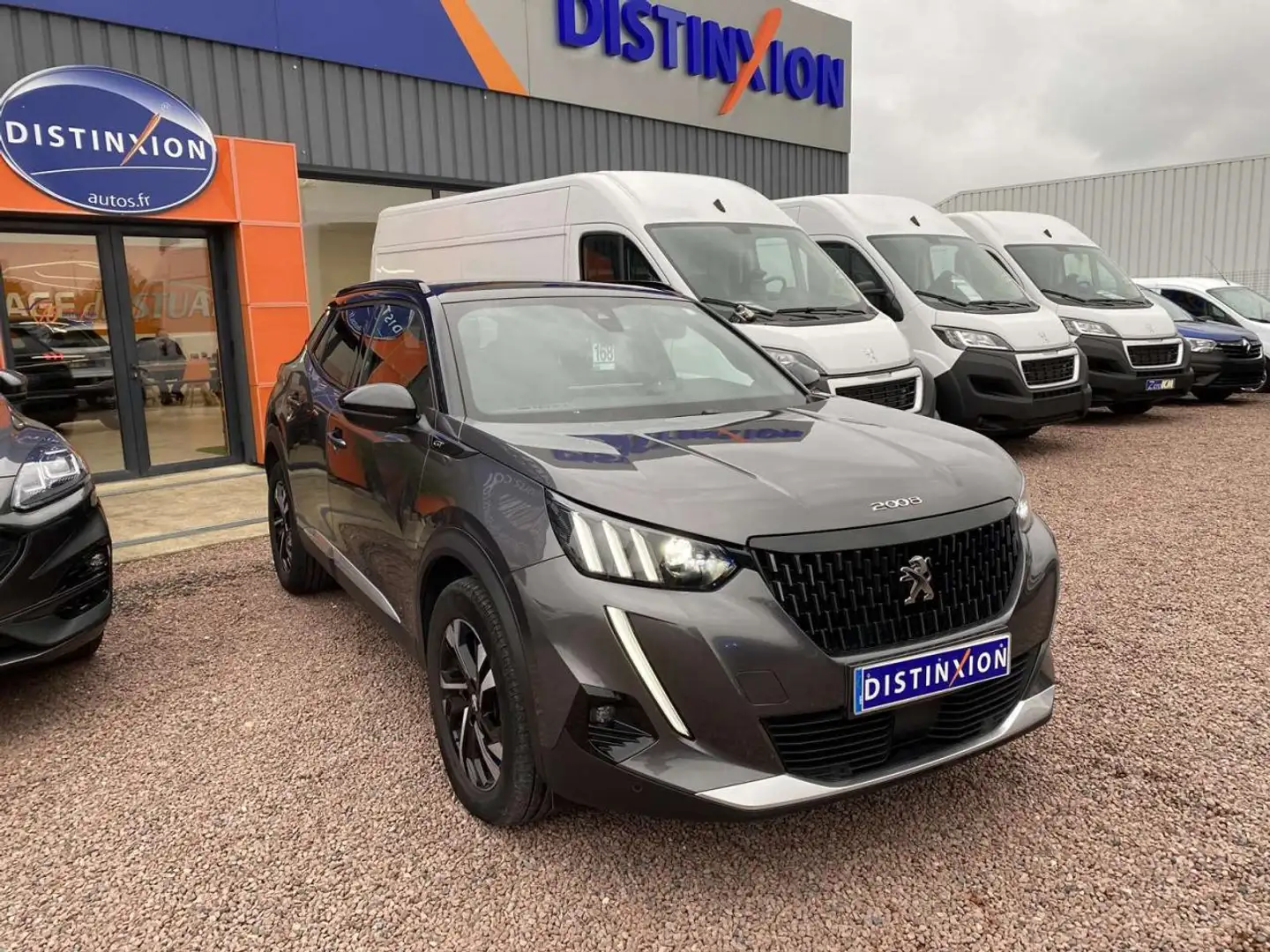 Peugeot 2008 GT  - 1.2i - 130 - BV EAT8 Gris - 2