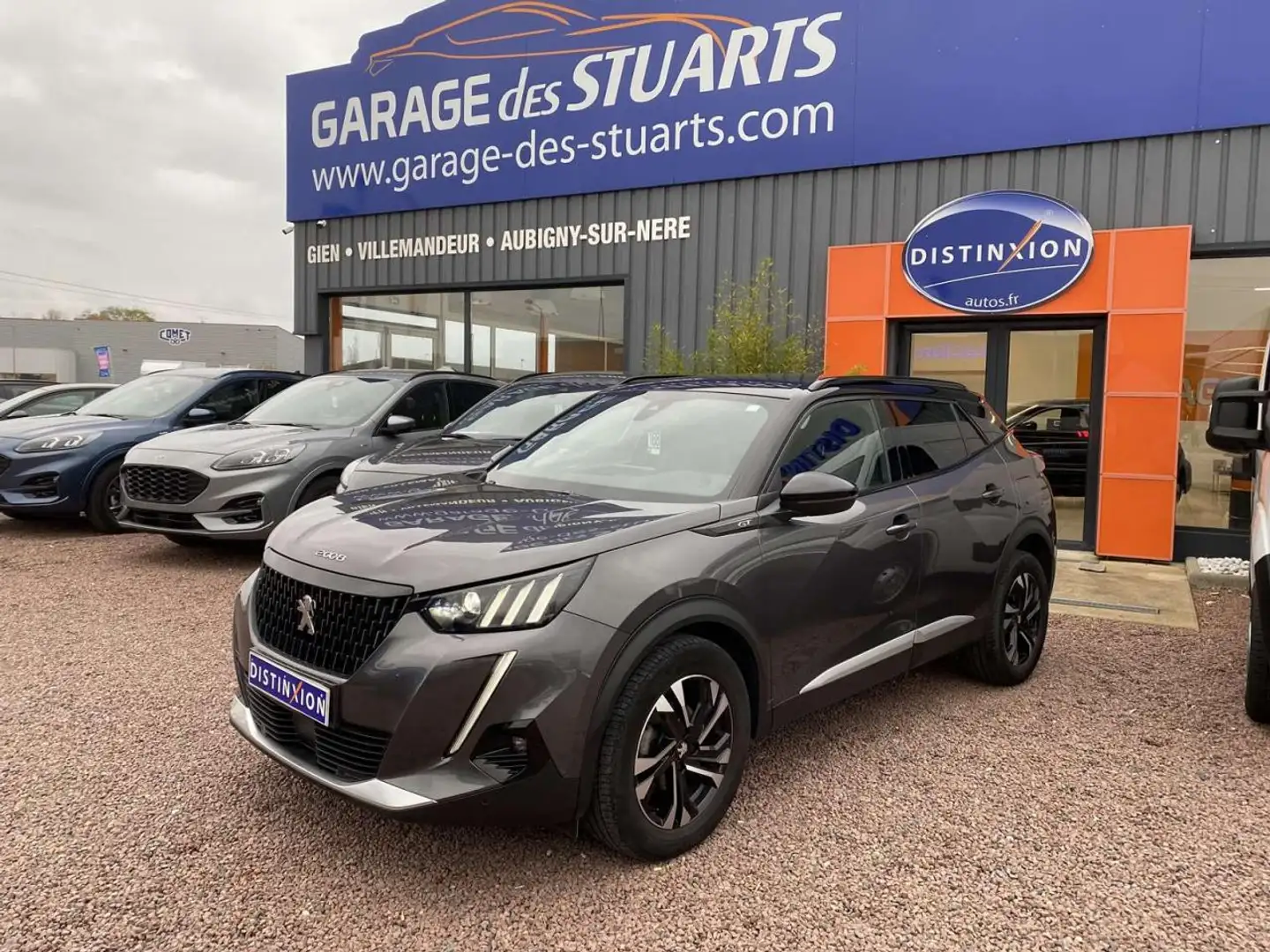 Peugeot 2008 GT  - 1.2i - 130 - BV EAT8 Gris - 1