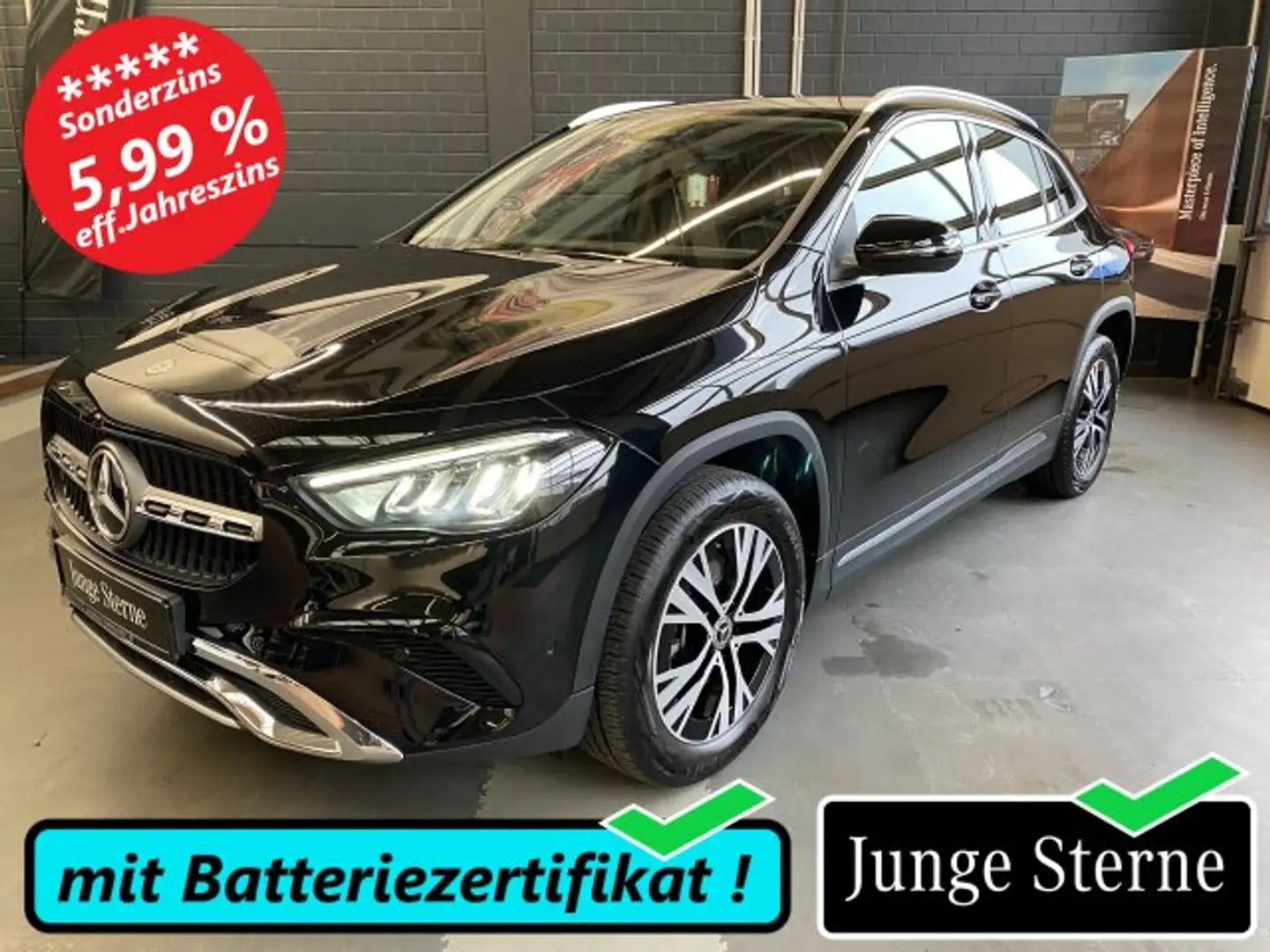 Mercedes-Benz GLA 250 GLA 250 e Progressive Adv. LED Kamera MBUX AHK Schwarz - 1