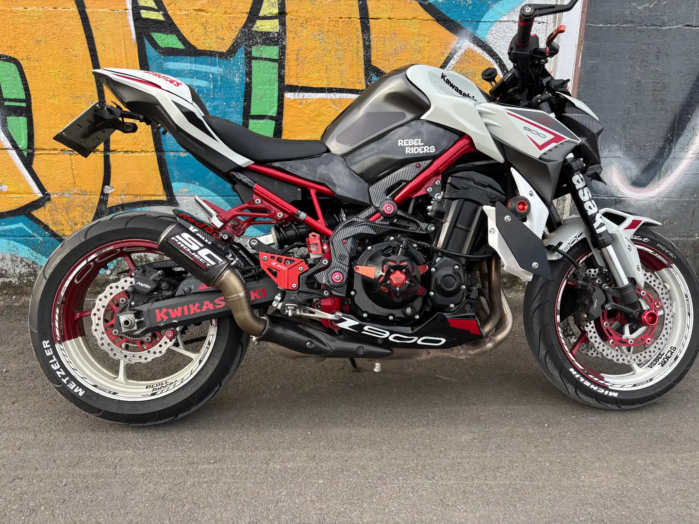 Kawasaki Z 900 85kw Blanc - 1