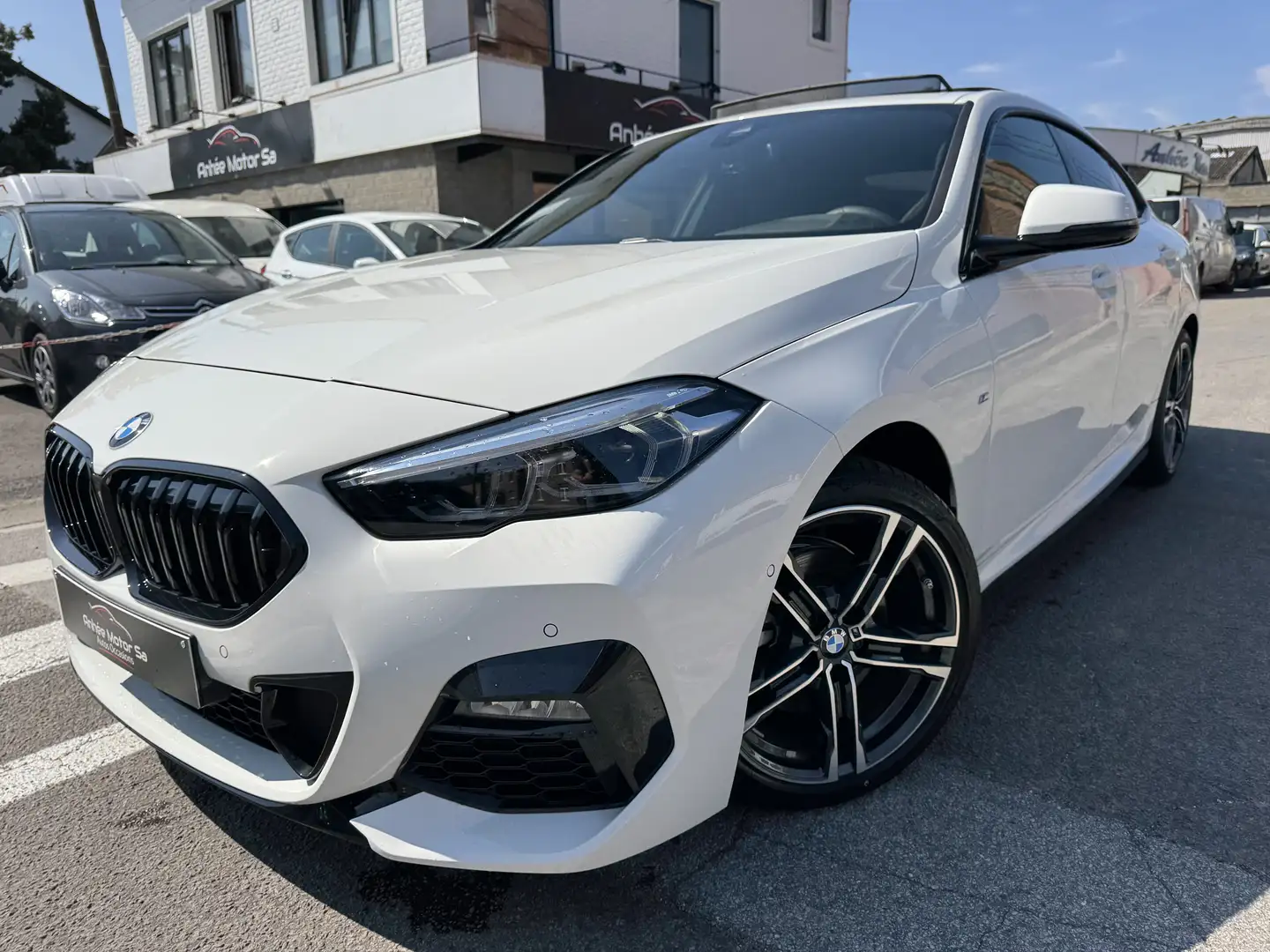 BMW 218 Gran Coupé 218iA/Pack M/Toit Pano/... Blanco - 1