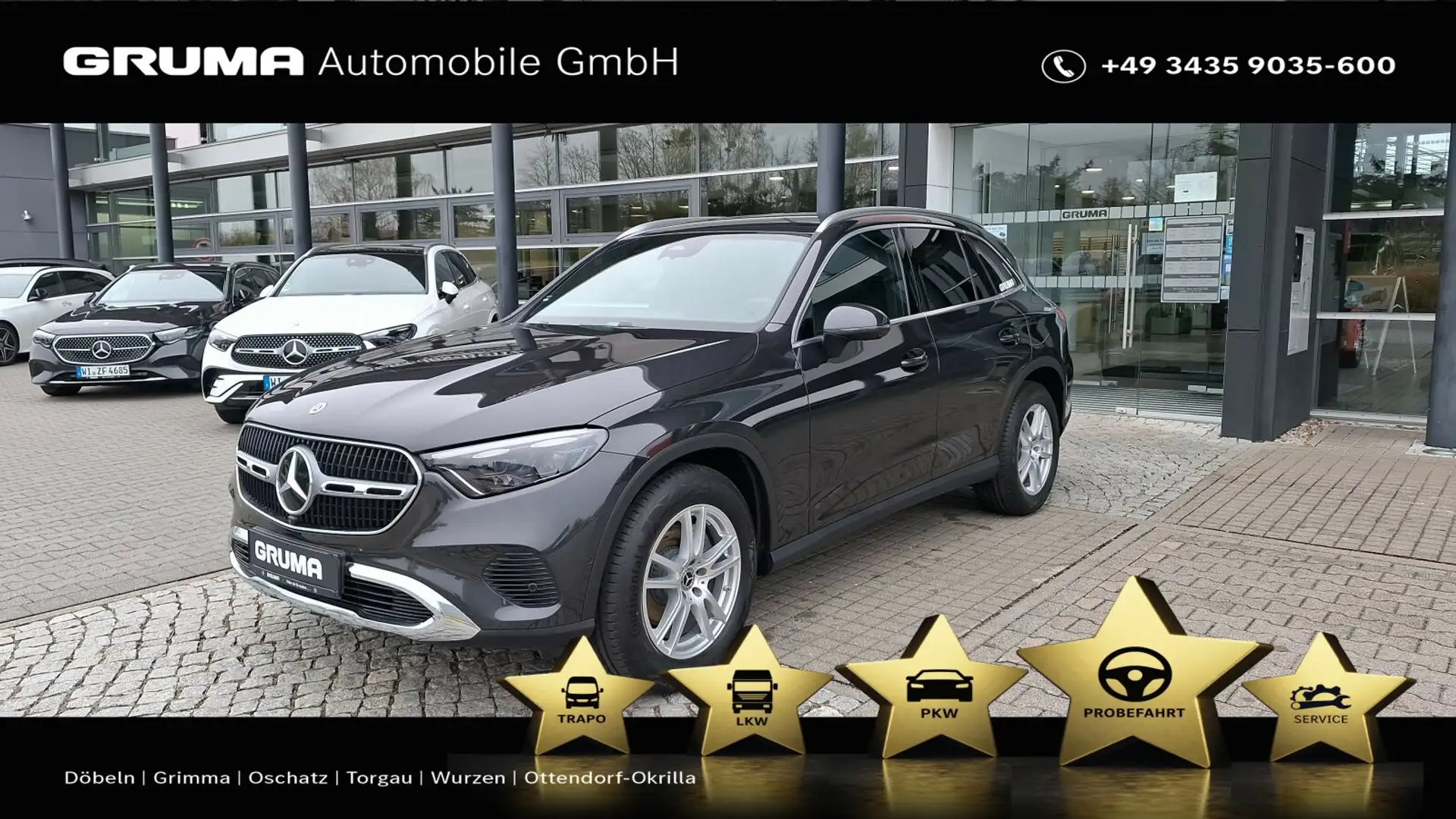 Mercedes-Benz GLC 200 GLC 200 4M Avantgarde+AHK+DigitalLight+Distronic Grau - 1