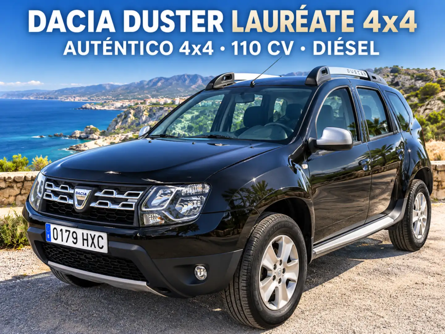 Dacia Duster 1.5dCi Laureate 4x4 110 Negro - 1