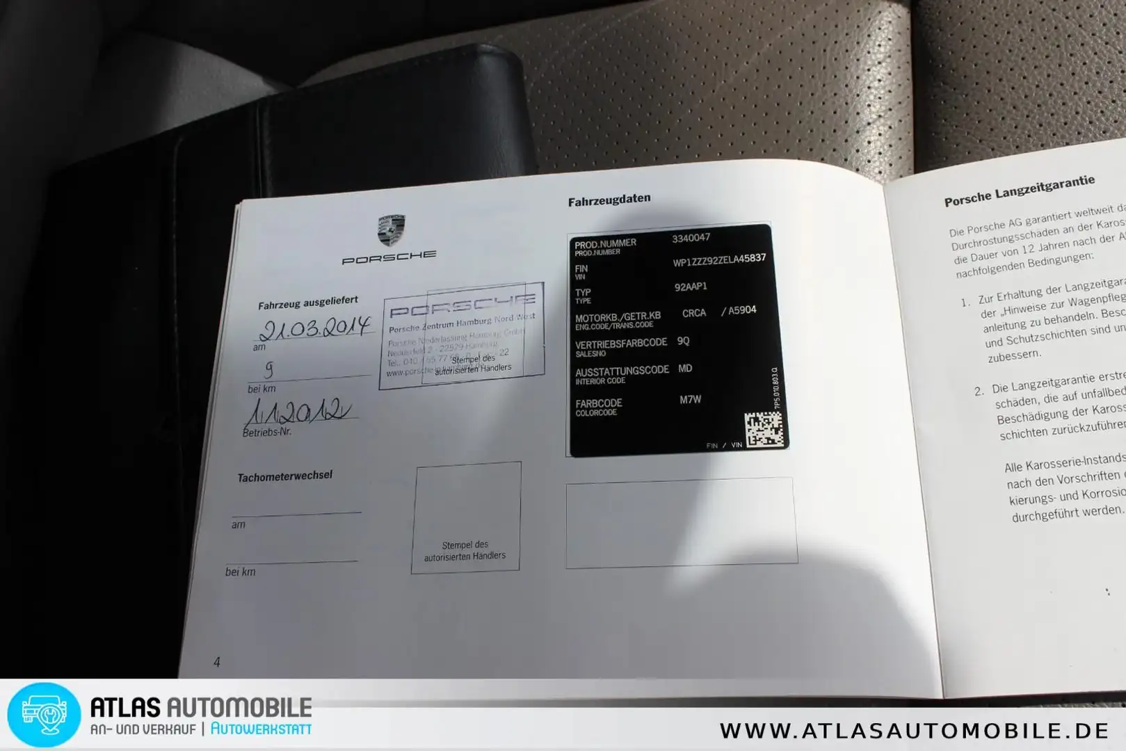 Porsche Cayenne Diesel LEDER+Deutsches Fahrzeug=Scheckhe Grau - 2