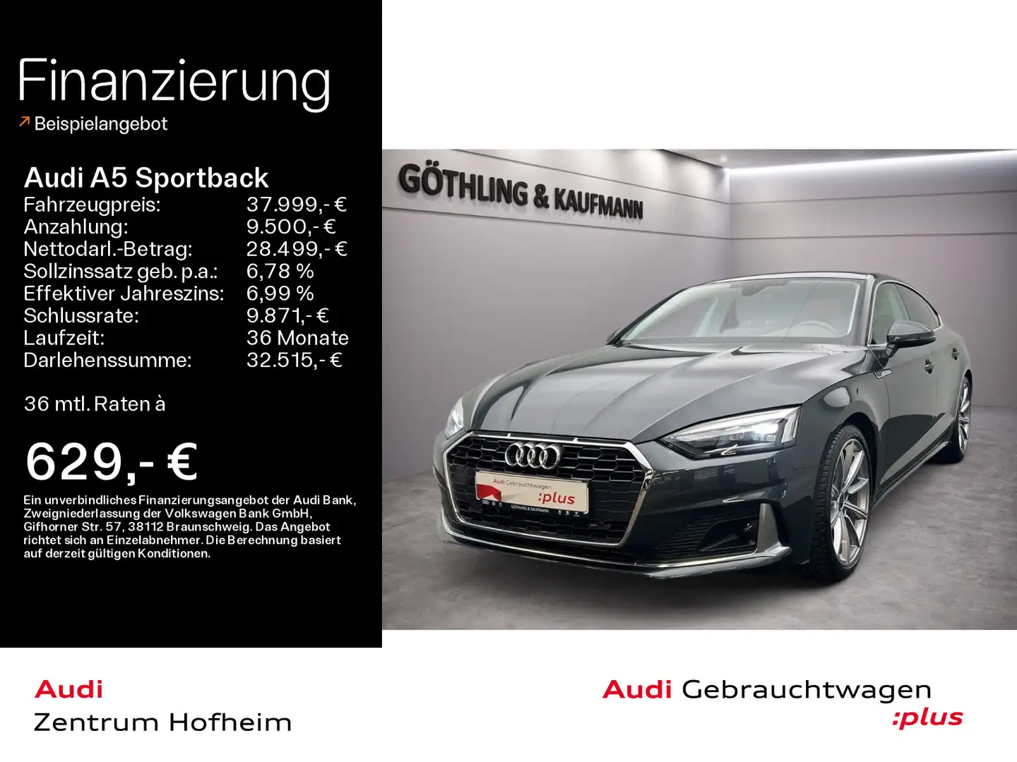 Audi A5 35 TDI Advanced S tro.*LED*Virtual* siva - 1