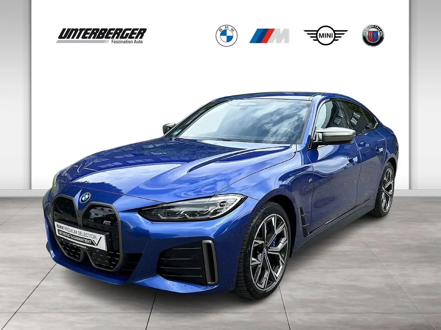 BMW i4 M50 Gran Coupé HiFi DAB Komfortzg. AHK Shz Bleu - 1