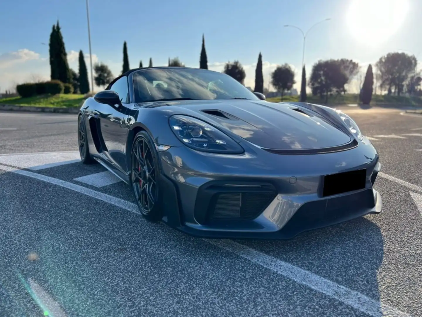 Porsche 718 Spyder RS Weissach 500CV PDK Grigio - 1