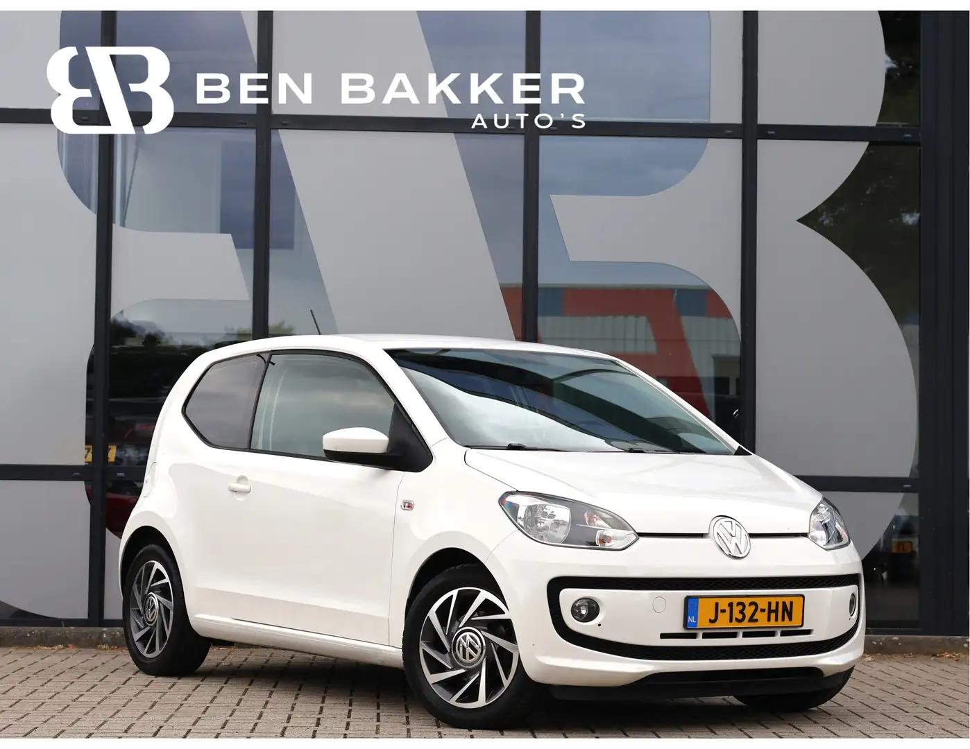Volkswagen up! 1.0 high up! BlueMotion | Airco | Navi | Stoelverw Wit - 1